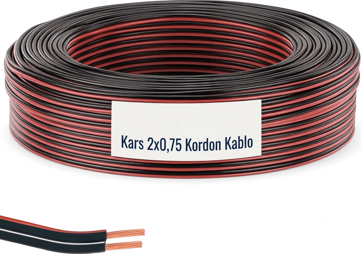 Hoparlör Kablosu Kordon 2x0.75 100 Mt Yerli