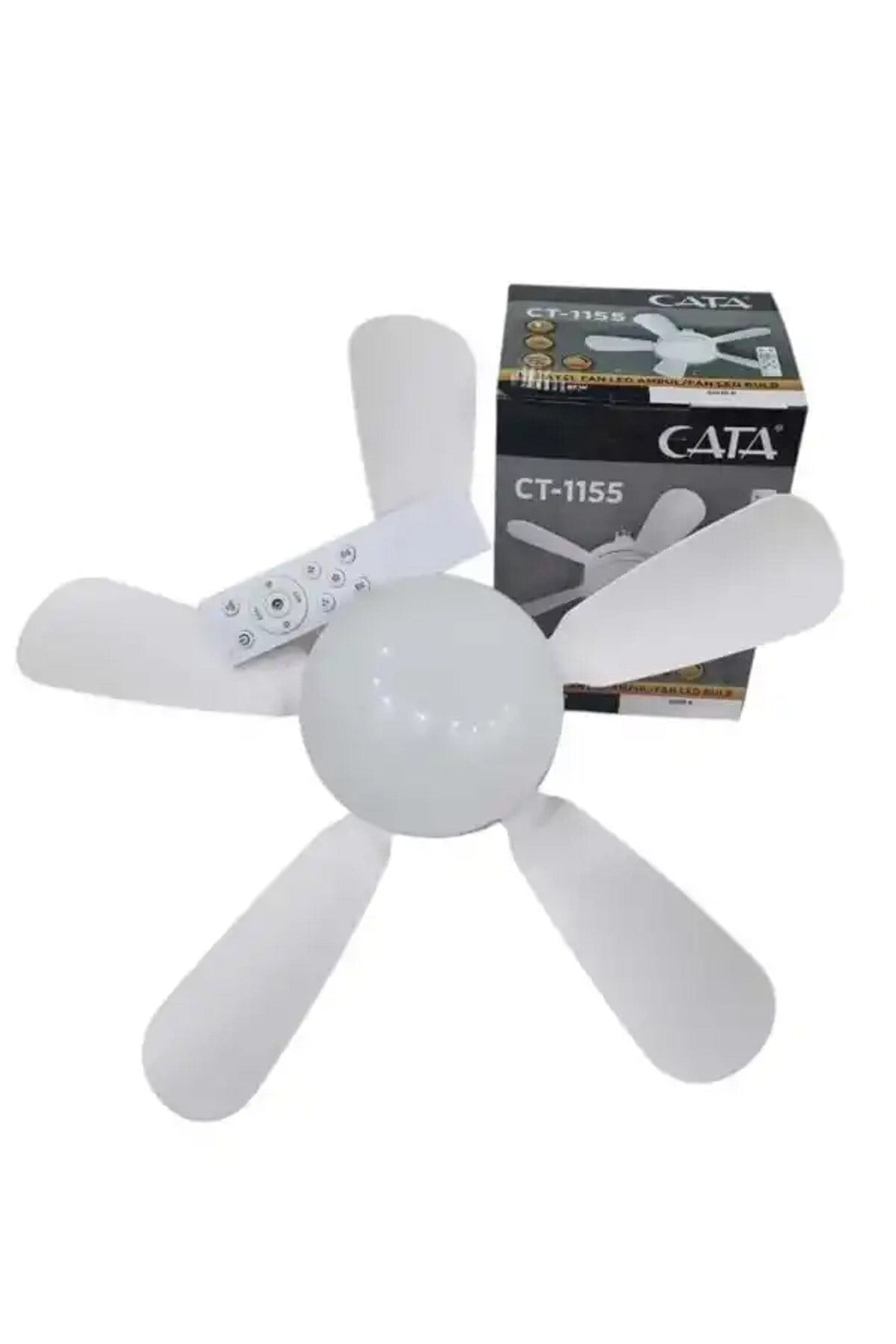 Karayel Fan LED 82W Kumandalı Işıklı 4 Kanatlı Vantilatör Tavana Monteli CT-1155