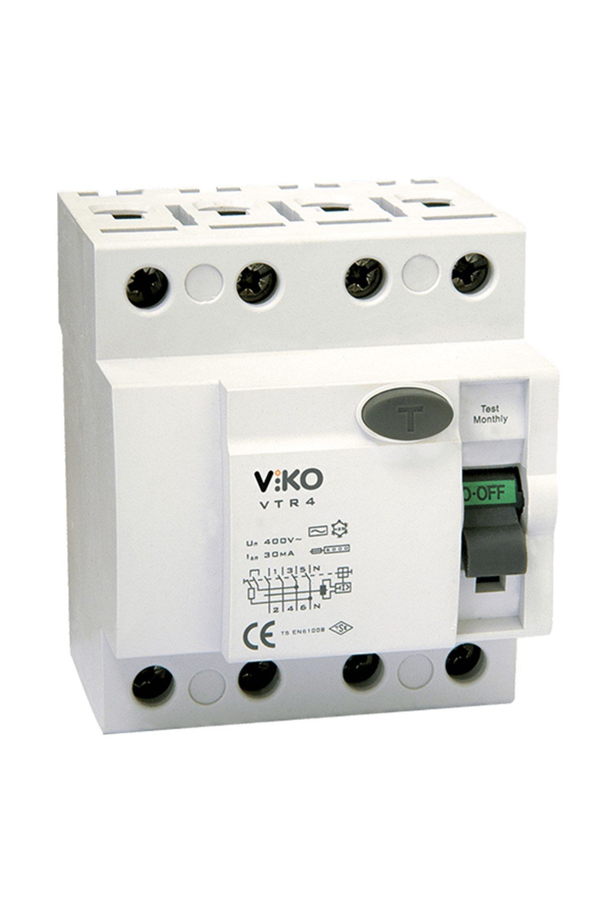 Viko Vtr4-4030 Kaçak Akım Koruma Rölesi 4x40a 30ma