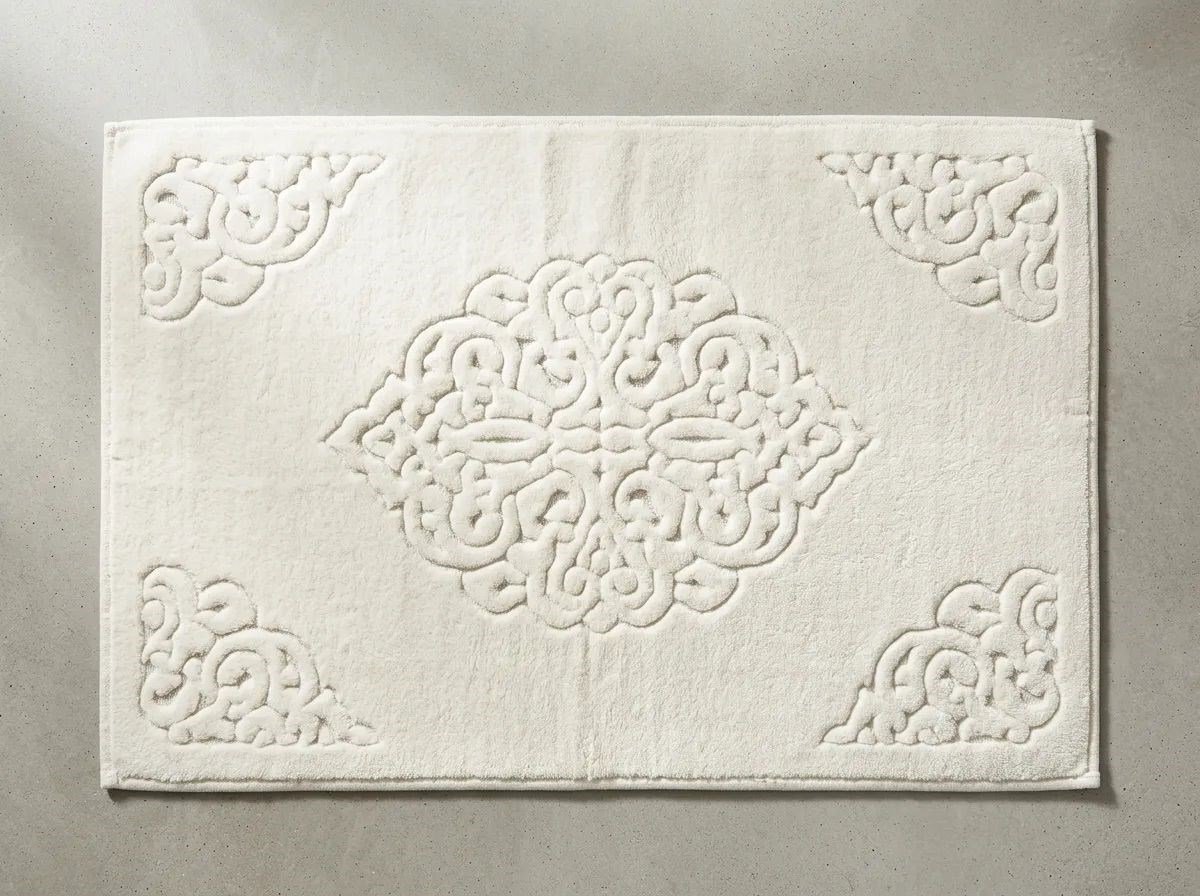 %100 Pamuk 2'li Banyo Paspas Takımı - 60x100 cm ve 50x60 cm Yüksek Emici Çiftli Banyo Seti