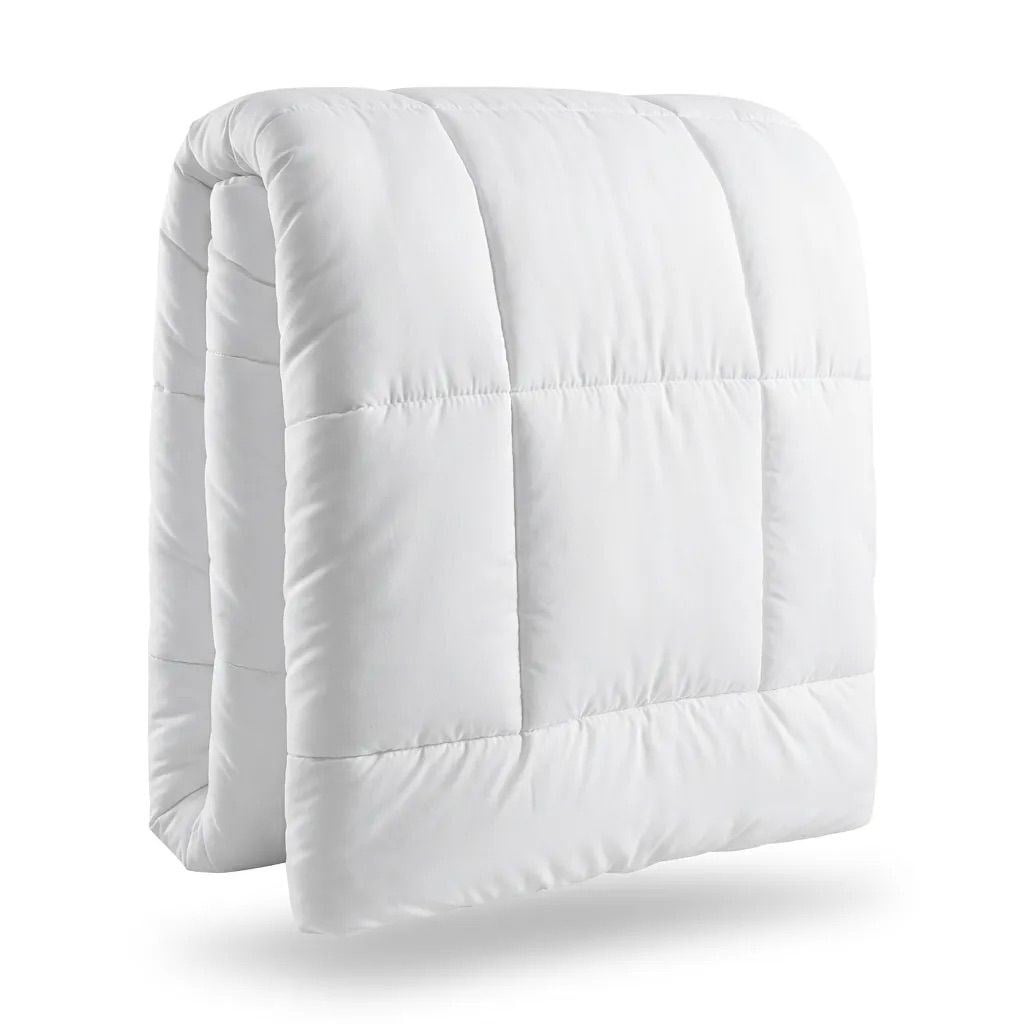 Angel Home Lüks Çift Kişilik Silikon Yorgan - 195x215 cm Kare Kapitone Pofuduk