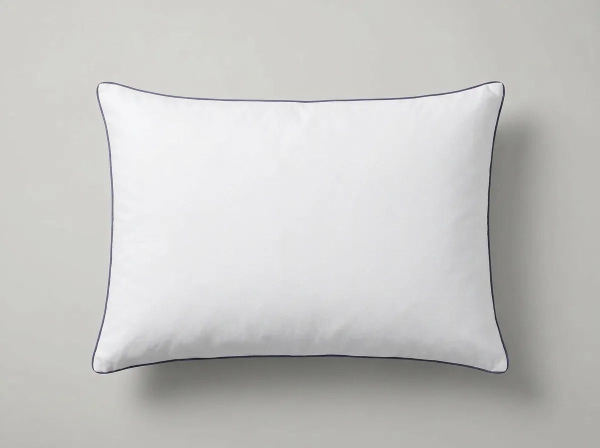 Angel Home Lüks Silikon Yastık - 50x70 cm Pamuk Kumaşlı Kenarı Biyeli
