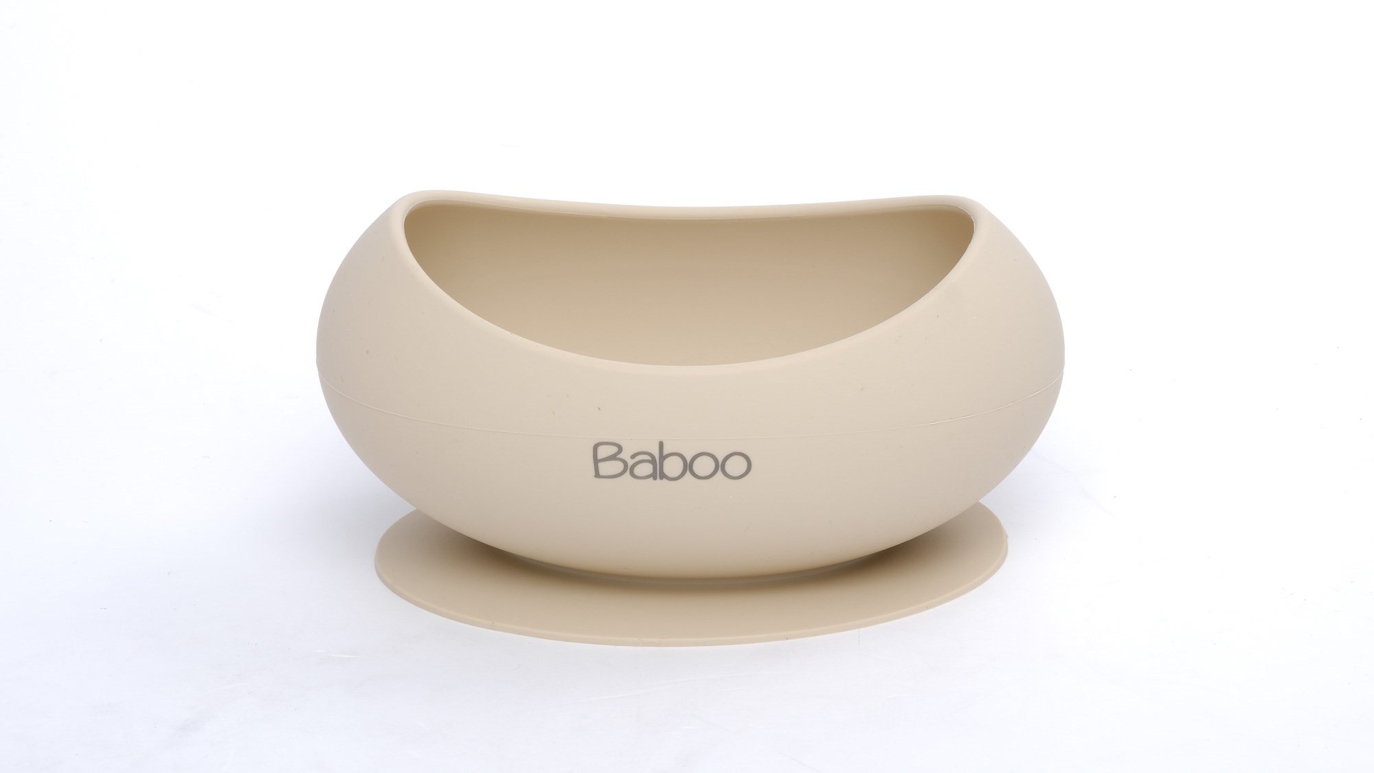 Baboo Bej Silikon Vakumlu Bebek Kasesi