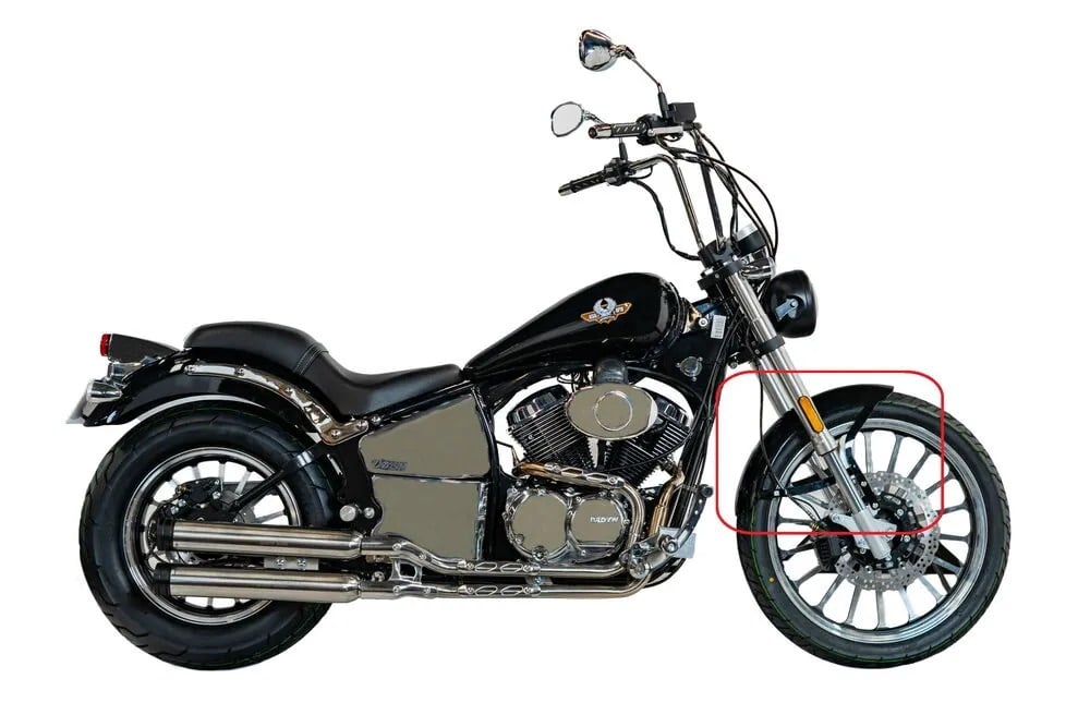 REGAL RAPTOR DAYTONA 250 V ÖN ÇAMURLUK SİYAH
