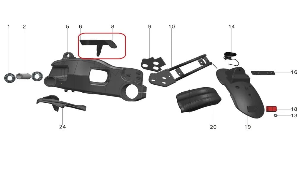 REGAL RAPTOR PİLDER 250 ZİNCİR MUHAFAZASI