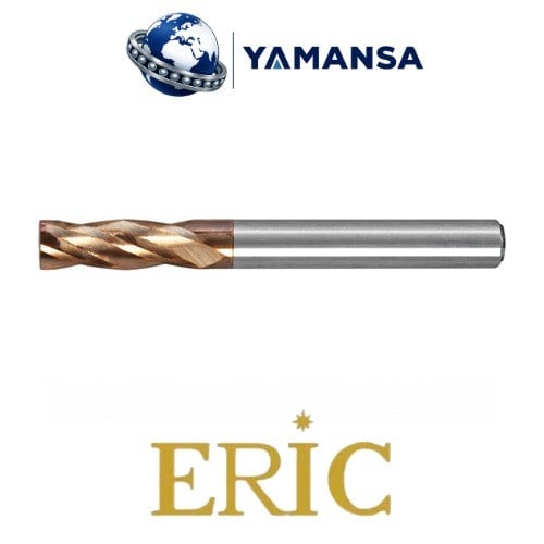 10 MM 55HRC Uzun Karbür Düz Freze BOY:100MM ERİC