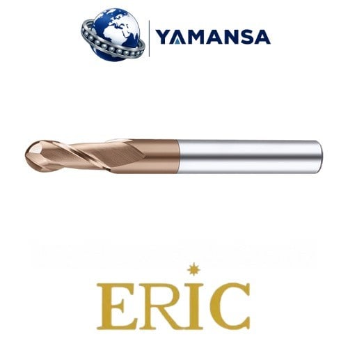 10 MM 55HRC Uzun Karbür Küre Freze BOY:100MM ERİC