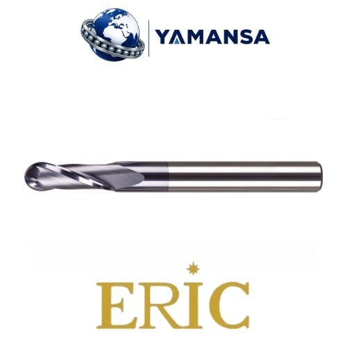 6 MM 45HRC Uzun Karbür Küre Freze BOY:75MM ERİC