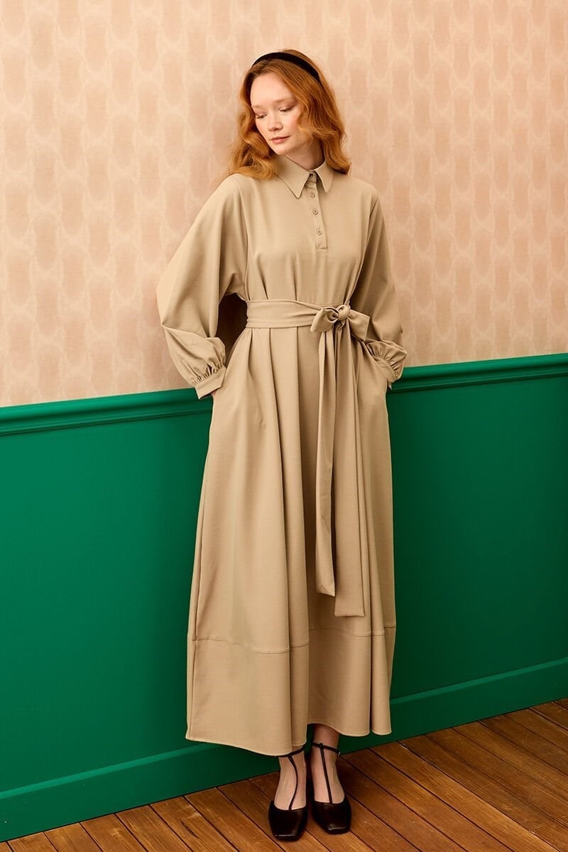 Vizon Vintage Elbise