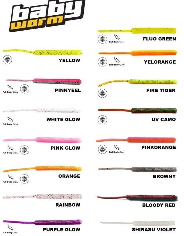 Fujin Baby Worm 5,2cm Floating LRF Silikonu