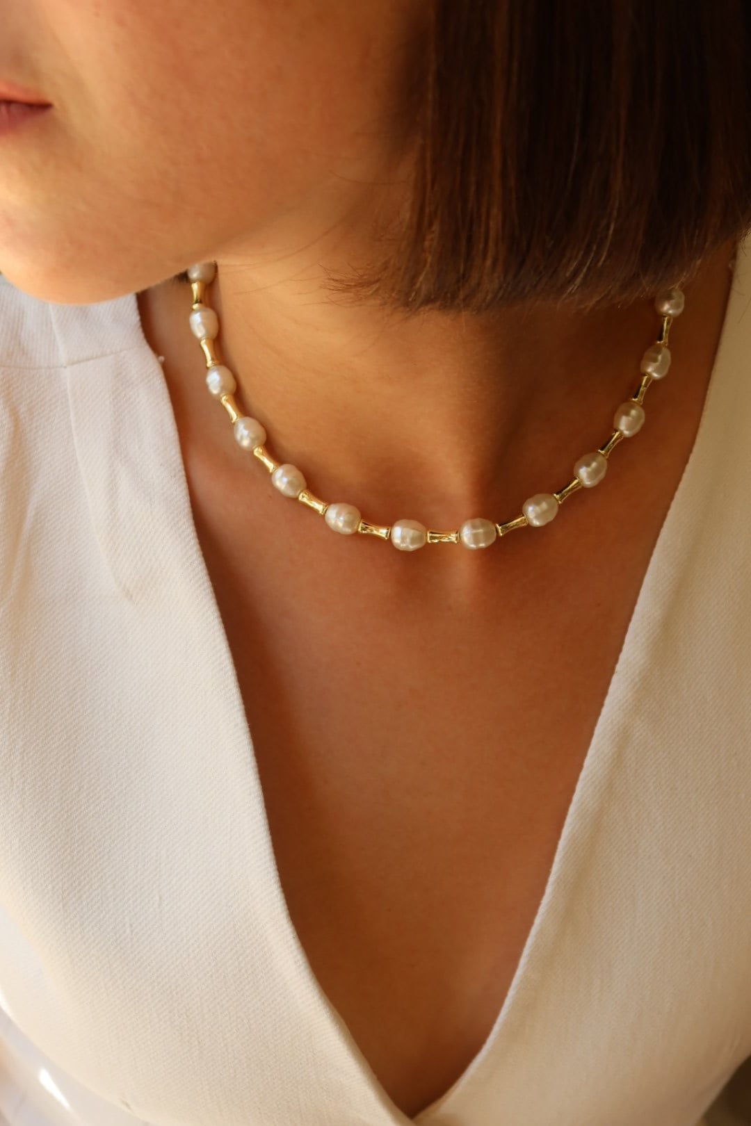 Pearl Boncuk Kolye 