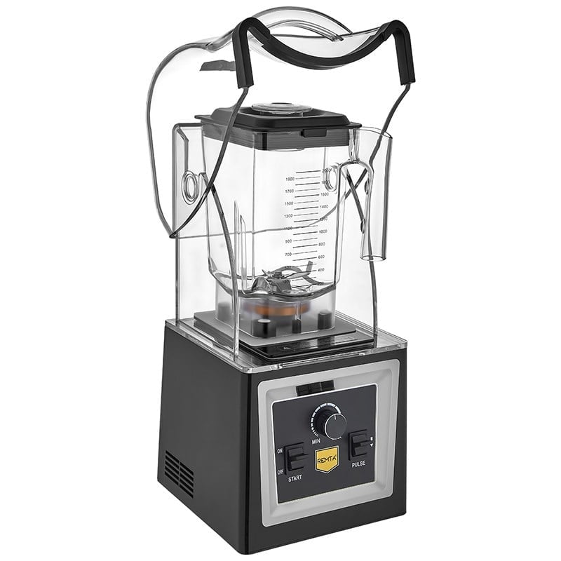 Remta Bar Blender BB02 Pro Gürültü Önleyici Kapaklı – 2 Litre 1500 W Profesyonel Bar Blender