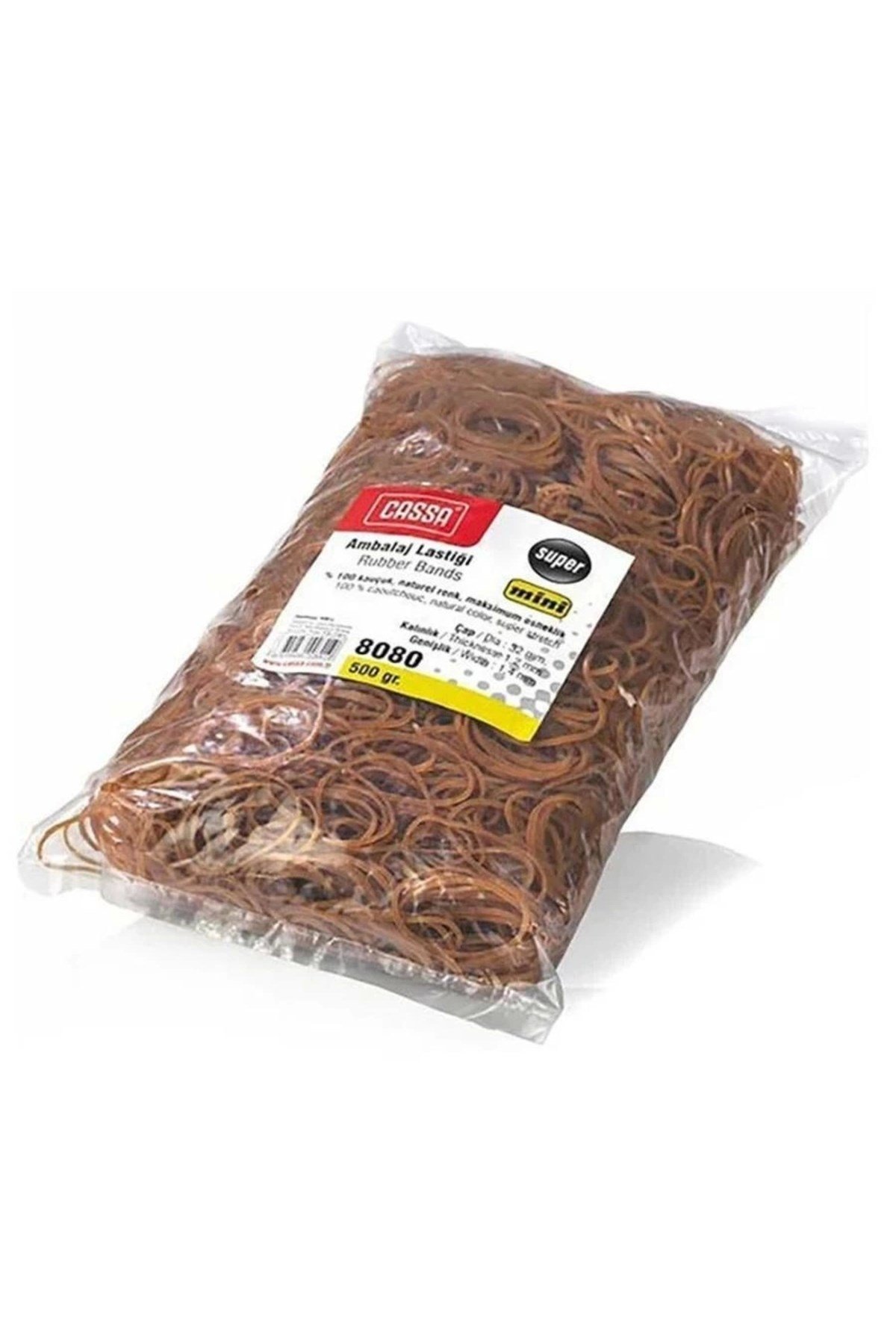 % 100 Kauçuk Ambalaj Lastiği 500 Gr. Mini Ürün Kodu:8080