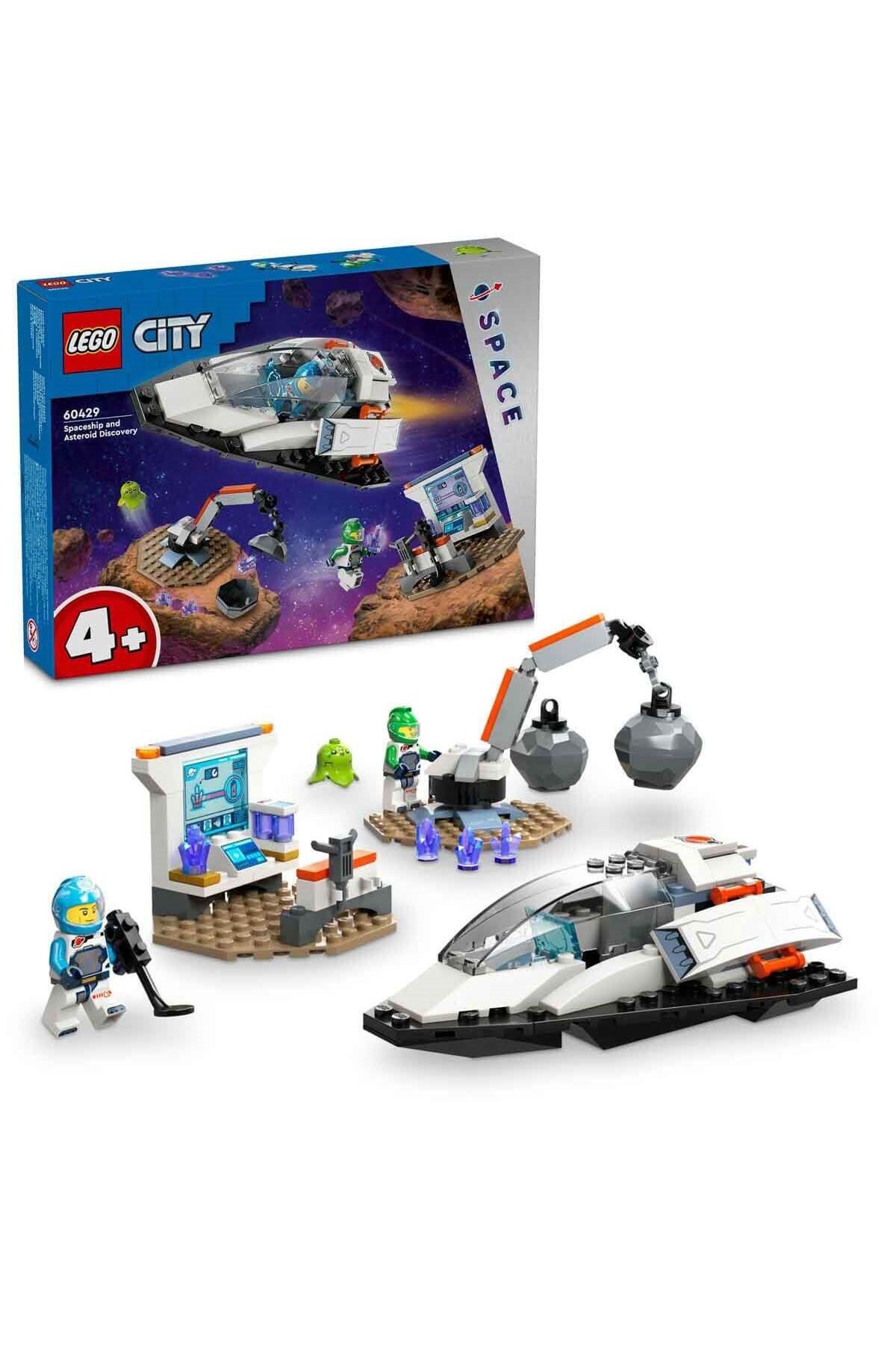 ® City Uzay Gemisi ve Asteroit Keşfi 60429 - 4 Yaş ve Üzeri Çocuklar için Uzay Laboratuvar