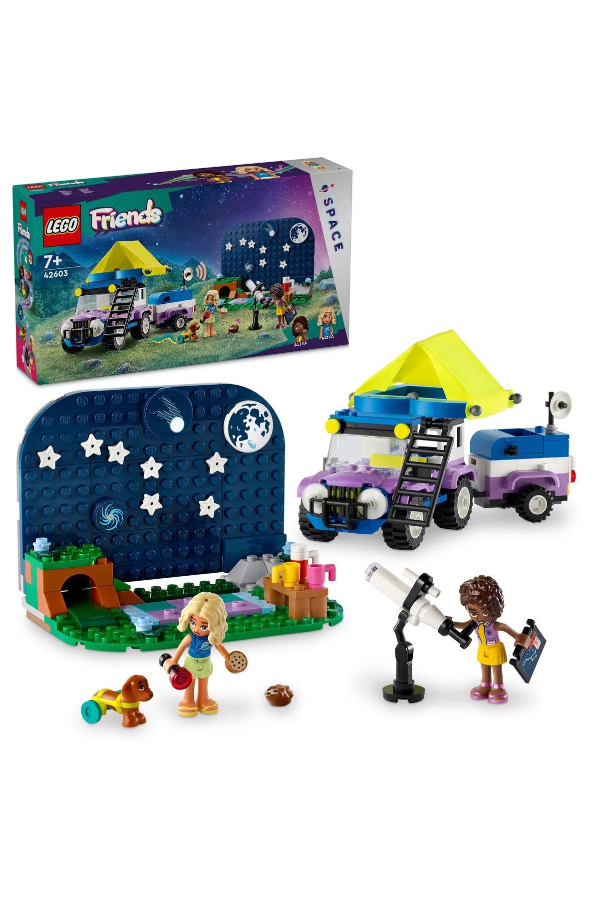 ® Friends Yıldız Gözlemleme Kamp Aracı 42603 - 7+ Çocuklar için Yaratıcı Oyuncak Yapım Seti (364P)