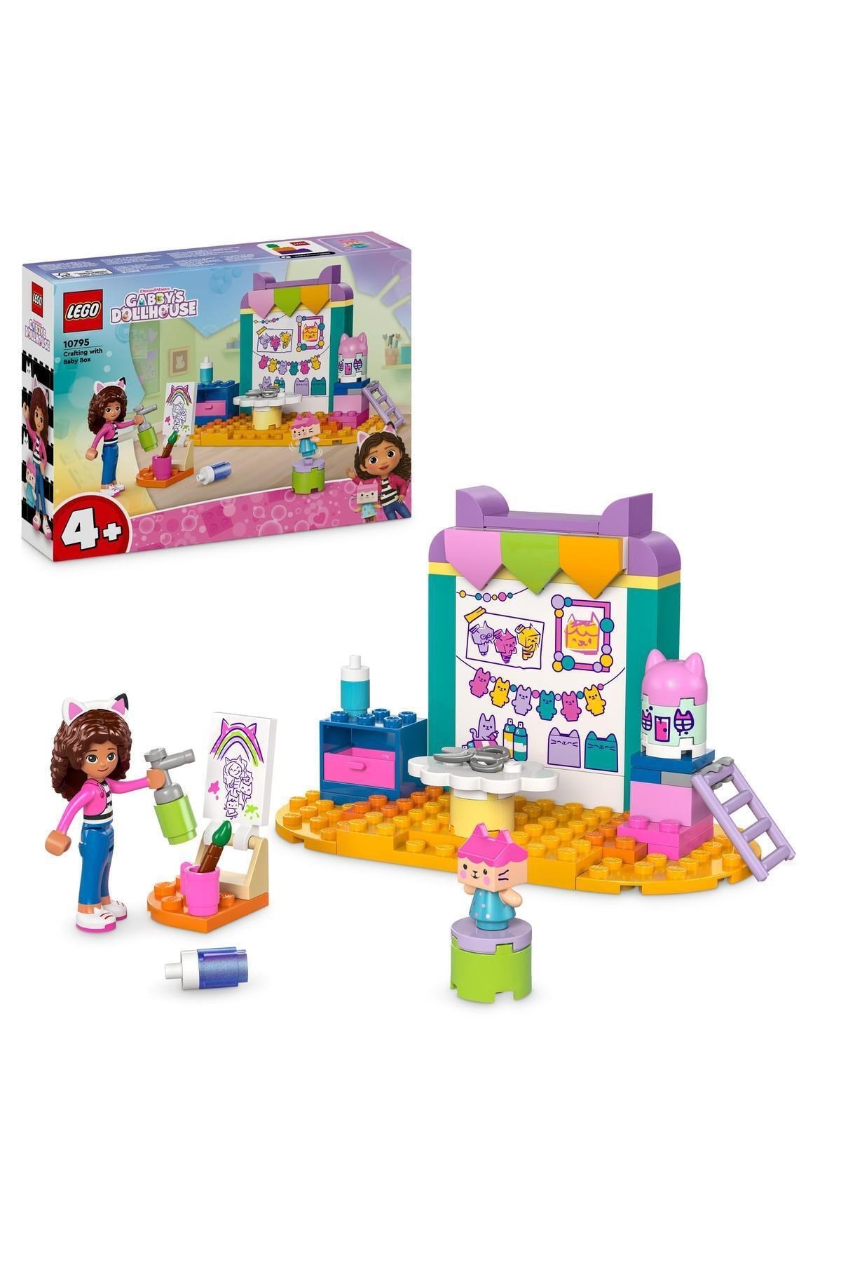 ® Gabby’s Dollhouse Karton Yavru Kedi ile El Sanatları 10795- 4+ Yaratıcı Oyuncak Yapım Seti (60P)