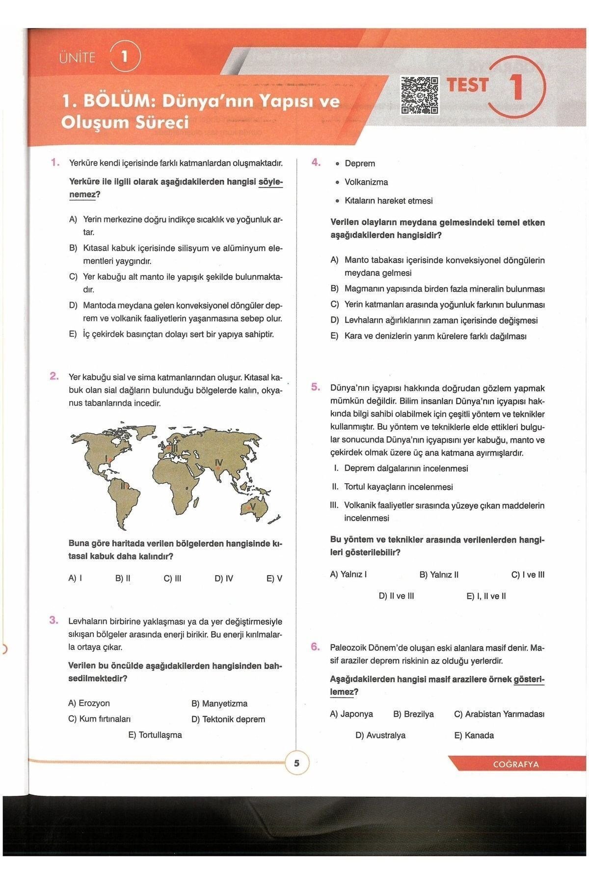 10.sınfı Coğrafya Soru Bankası