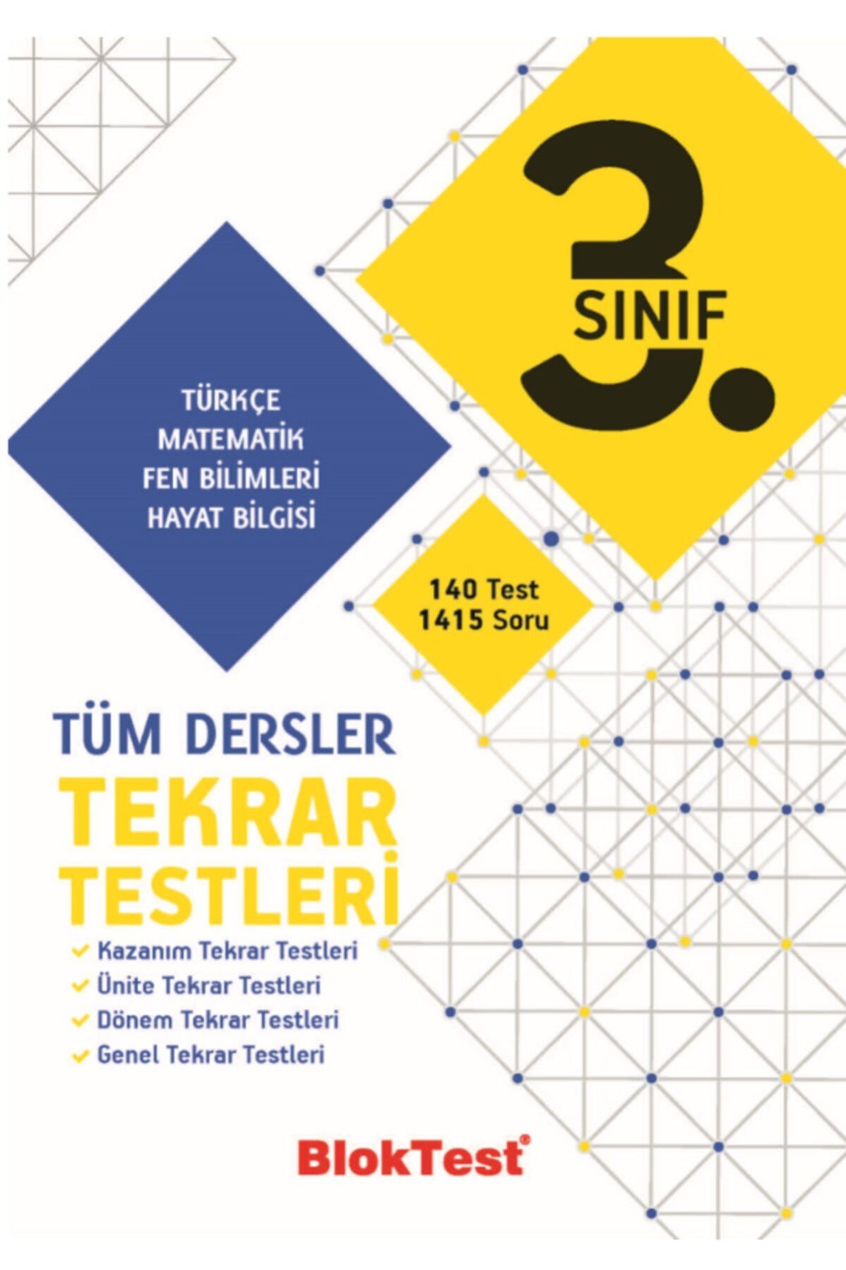 3.sınıf Bloktest Tüm Dersler Tekrar Testleri - Tudem