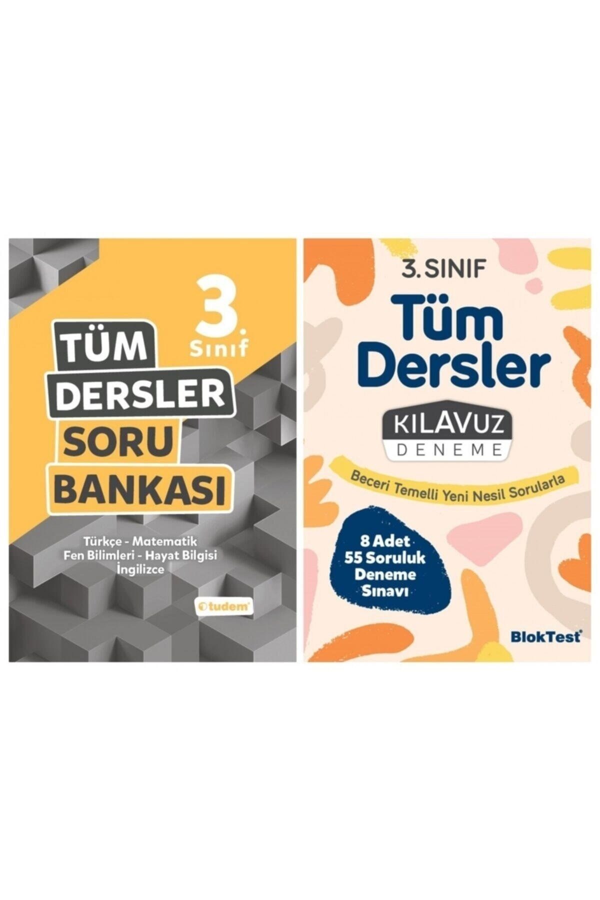 3. Sınıf 2'li Set (tüm Dersler Soru B.+ Kılavuz Deneme) - Tudem Y