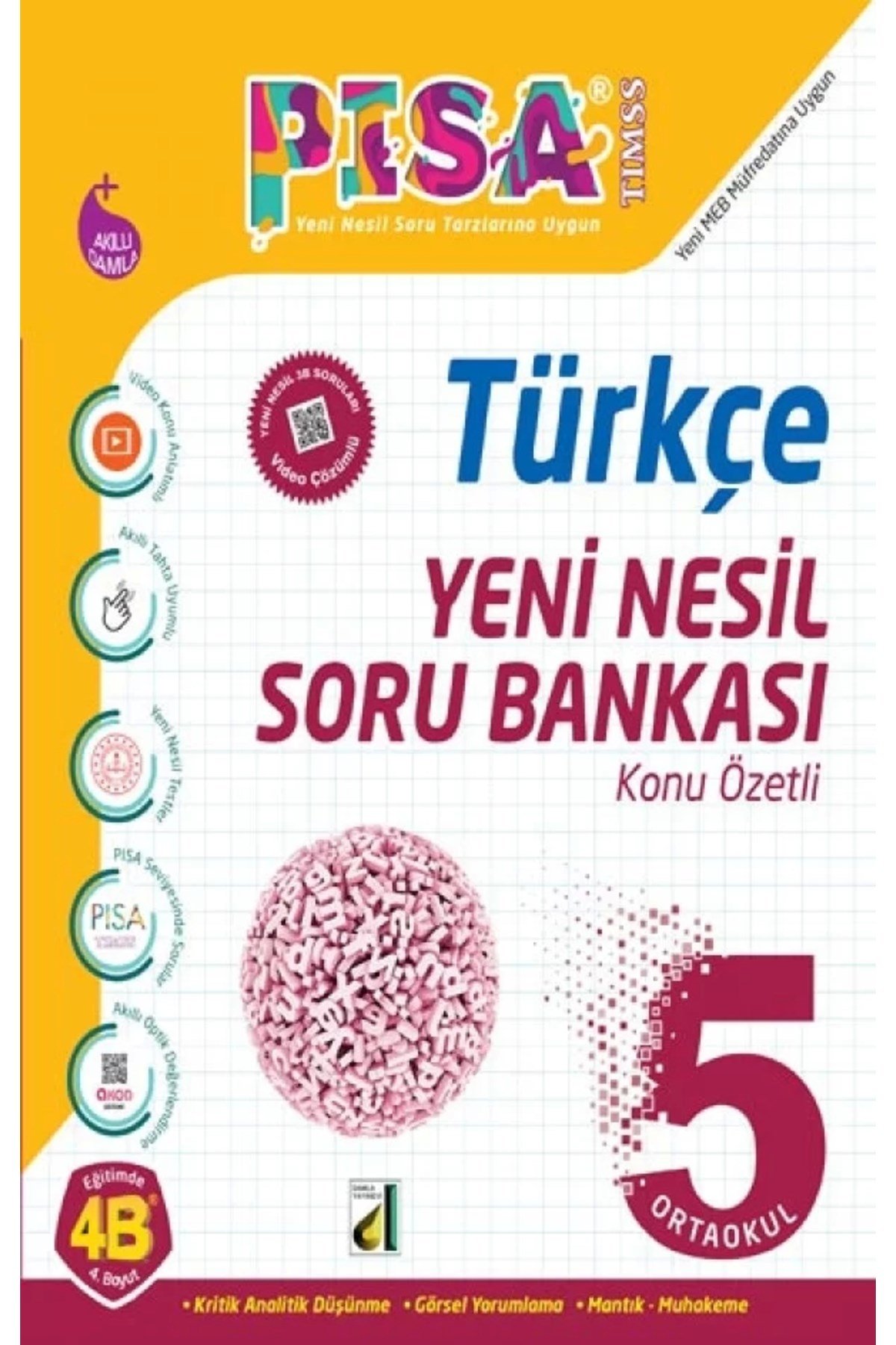 5.sınıf Türkçe Soru Bankası Pısa