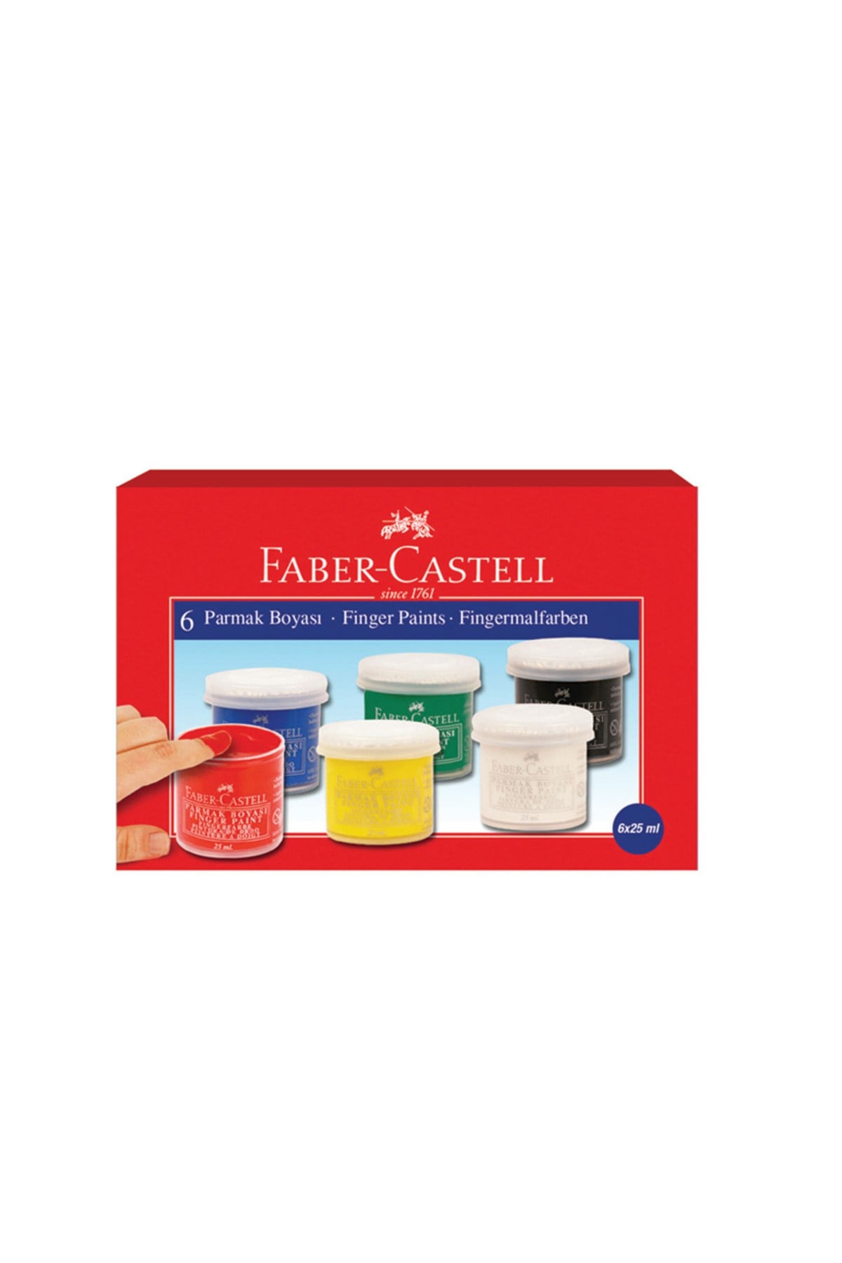 6x25ml Şişe Parmak Boya / 5170160402000