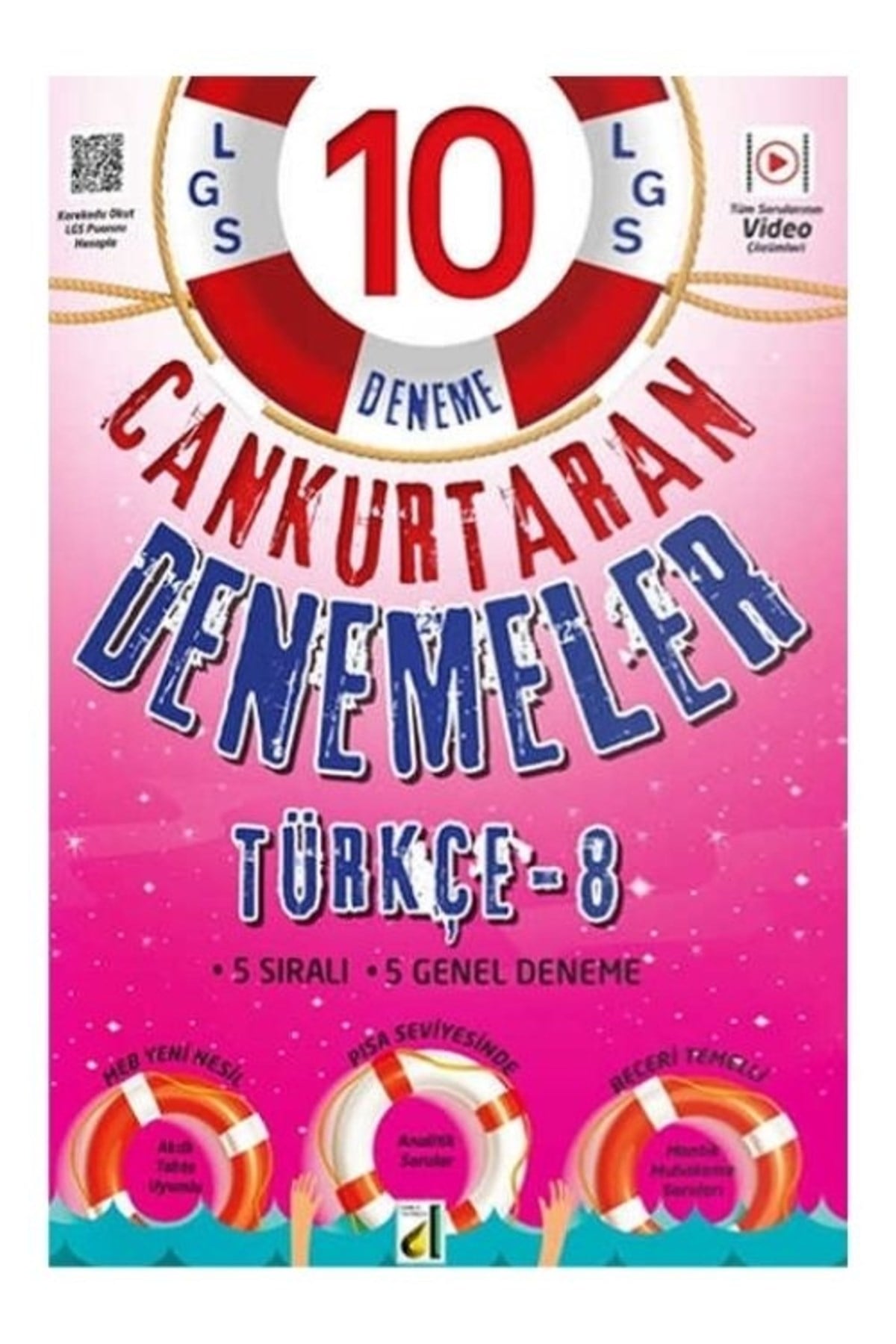 8.Sınıf Türkçe Cankurtaran 10 Lu Deneme Damla Yayınevi