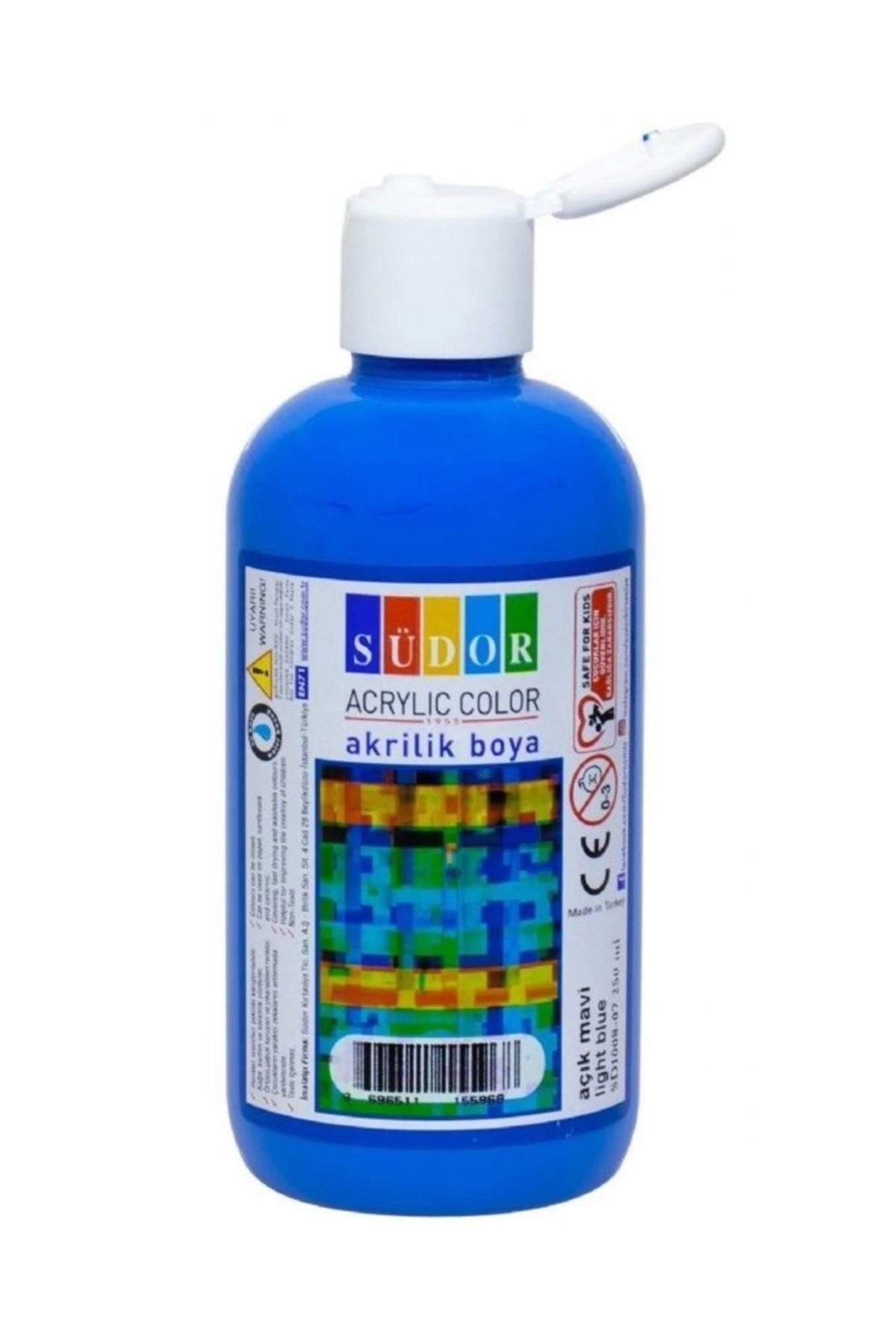 Akrilik Boya 250 Ml Açık Mavi
