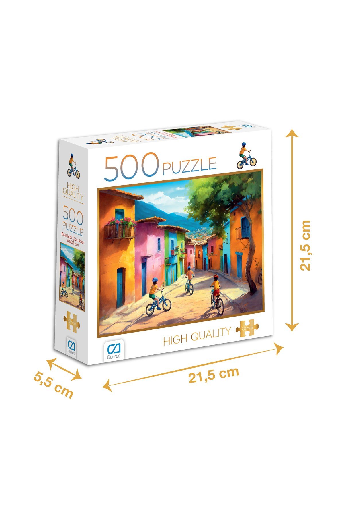 BİSİKLETLİ ÇOCUKLAR PUZZLE 500 PARÇA