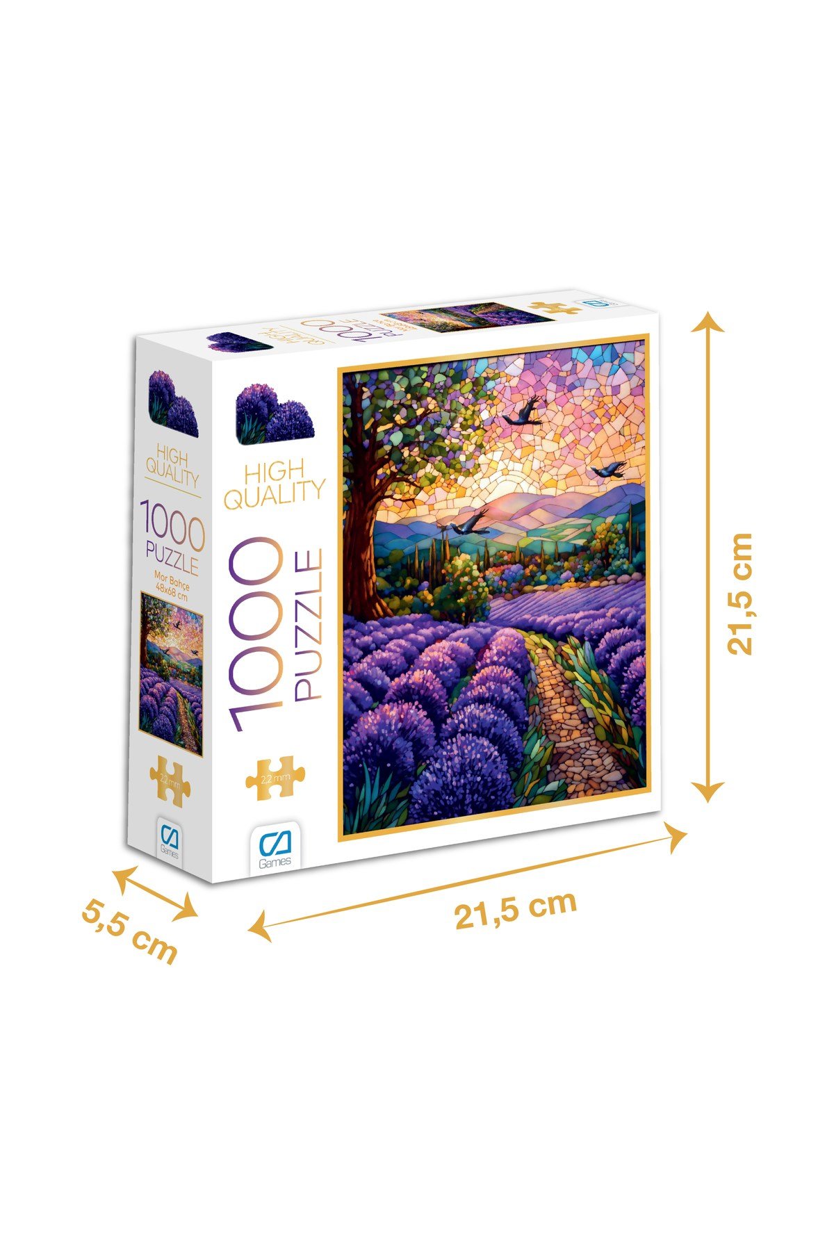 C&A Games Mor Bahçe 1000 Parça Puzzle