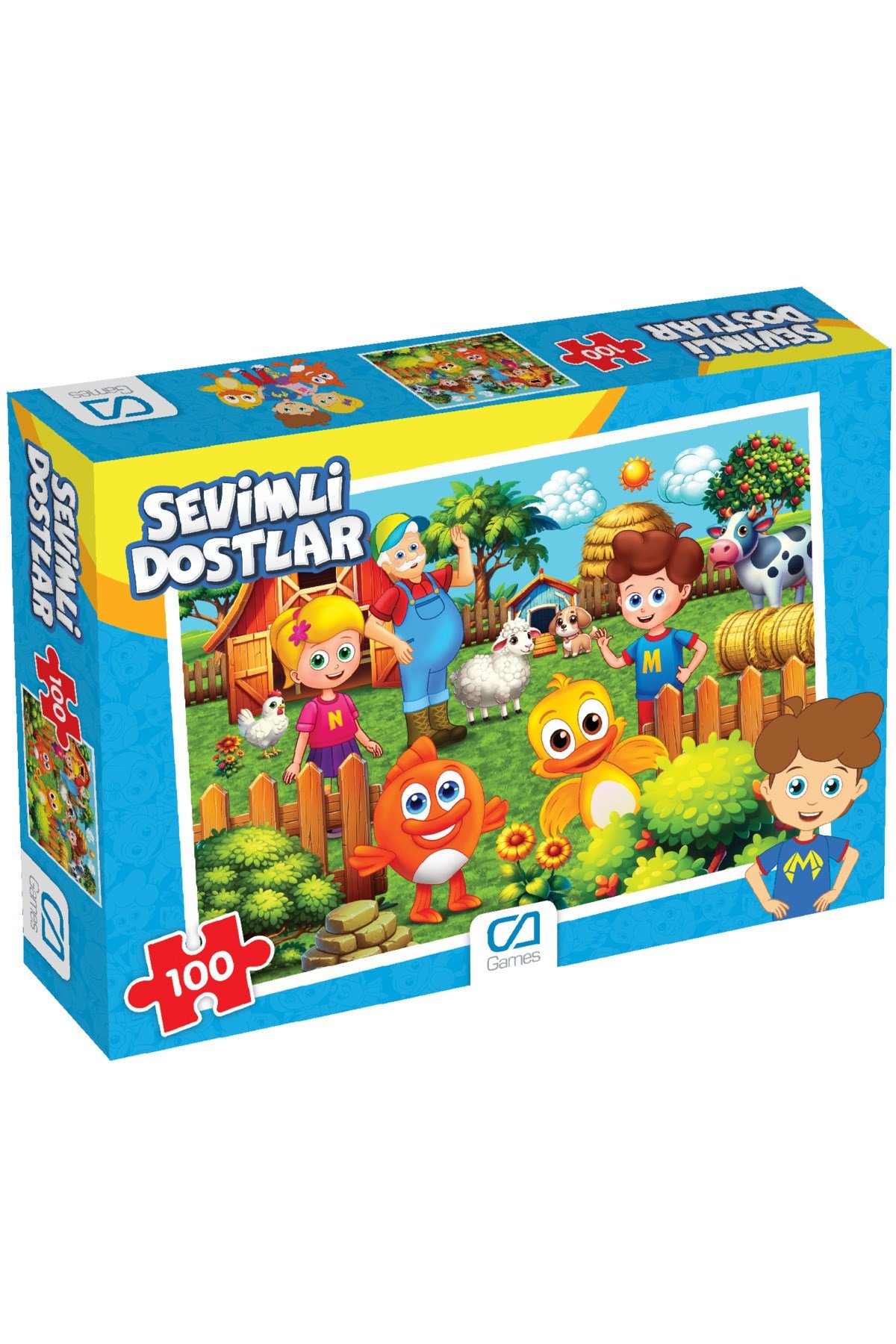 CA GAMES SEVİMLİ DOSTLAR PUZZLE 100