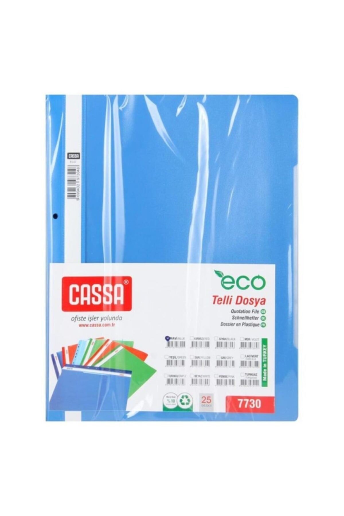 Cassa 7730 Mavi Telli Dosya 50'li Paket