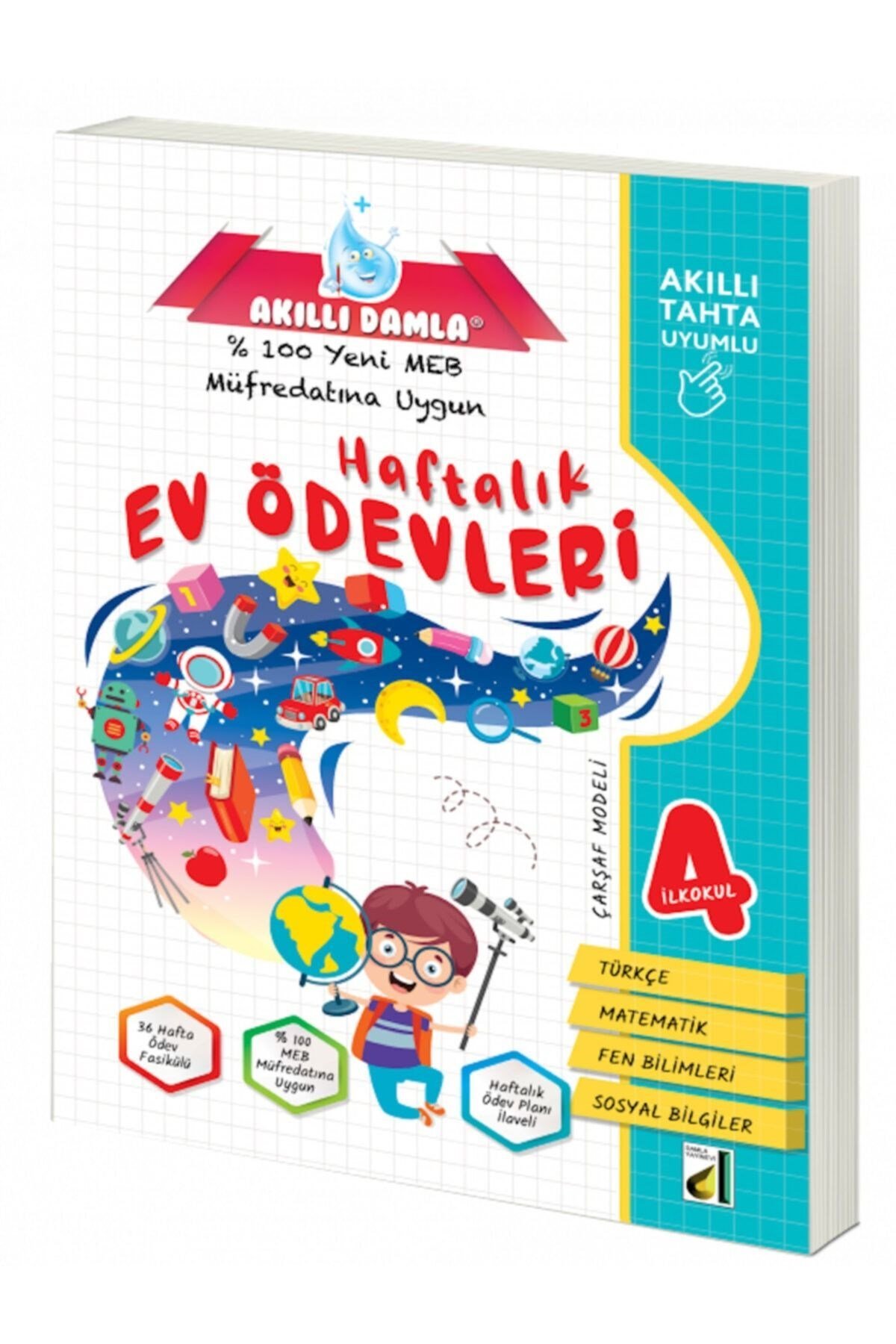 Damla 4.sınıf Akıllı Damla Haftalık Ev Ödevleri