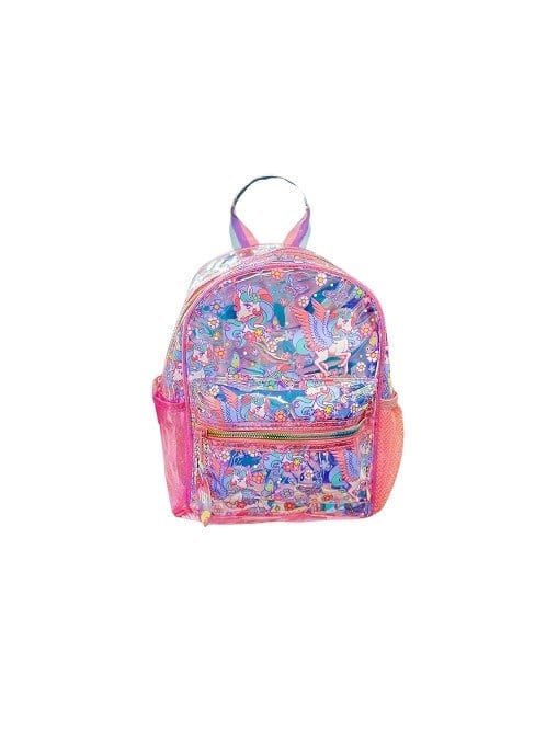 DREAM VEST ŞEFFAF HOLOGRAMLI UNİCORN  SIRT ÇANTASI