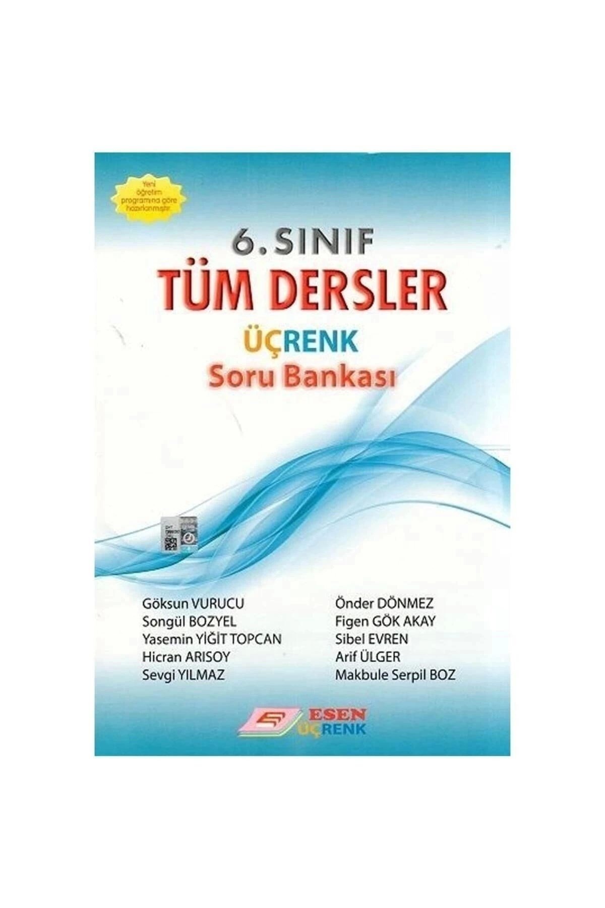 Esen Yayınları Üçrenk 6. Sınıf Tüm Dersler Soru Bankası