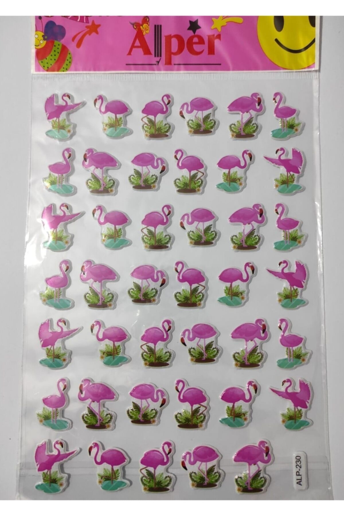 Flamingo Sticker A4