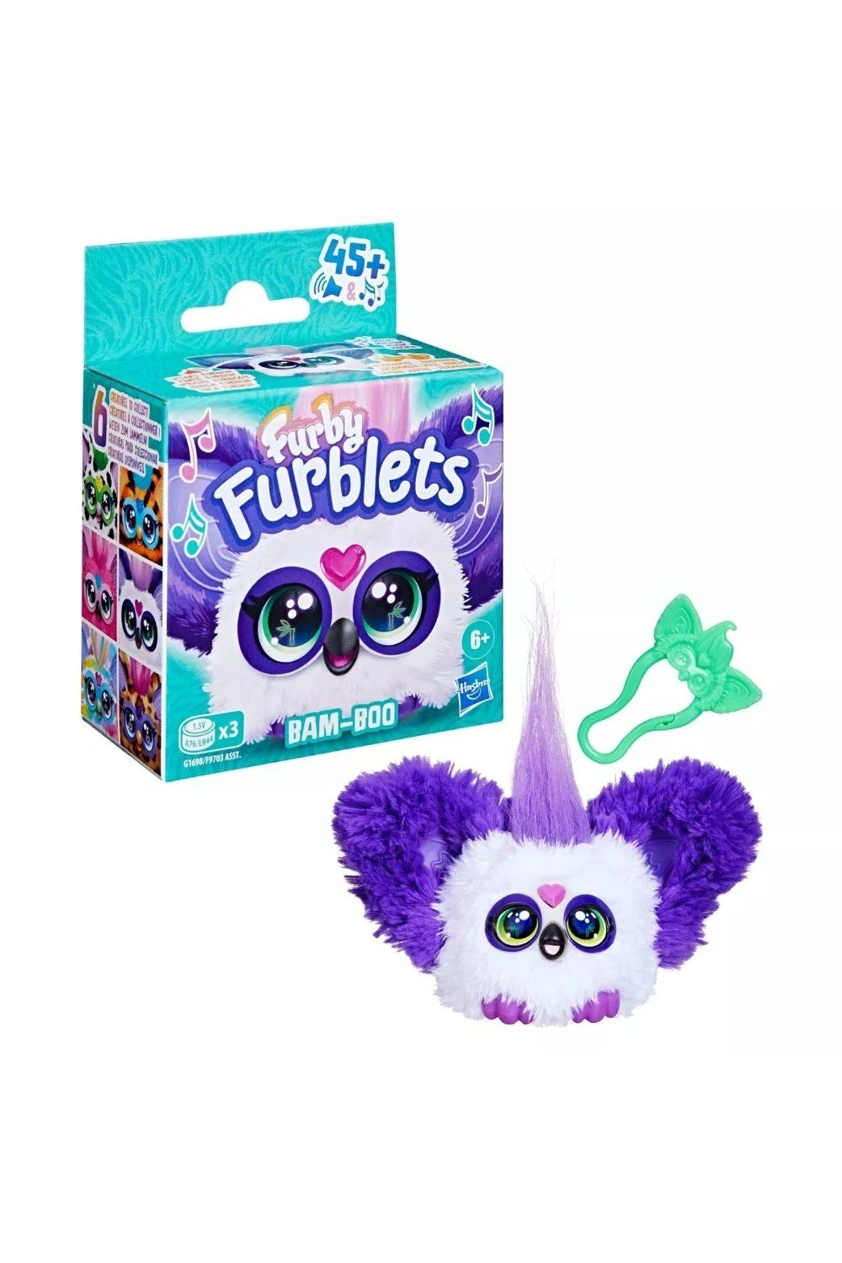 Furblets Bam-Boo İnteraktif Mini Peluş Oyuncak 45+ Sesli 6+ Yaş