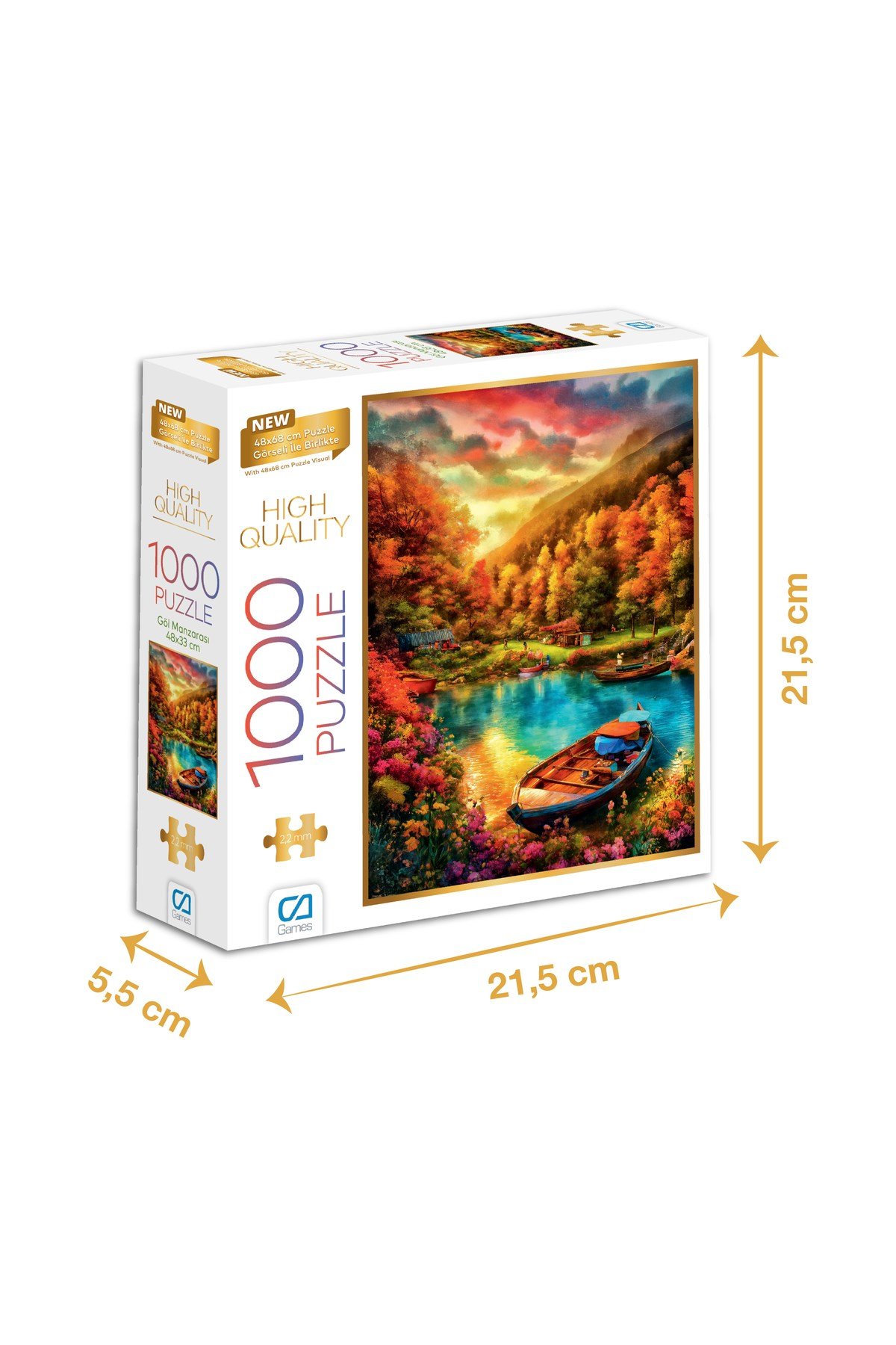 GÖL MANZARASI PUZZLE 1000 PARÇA