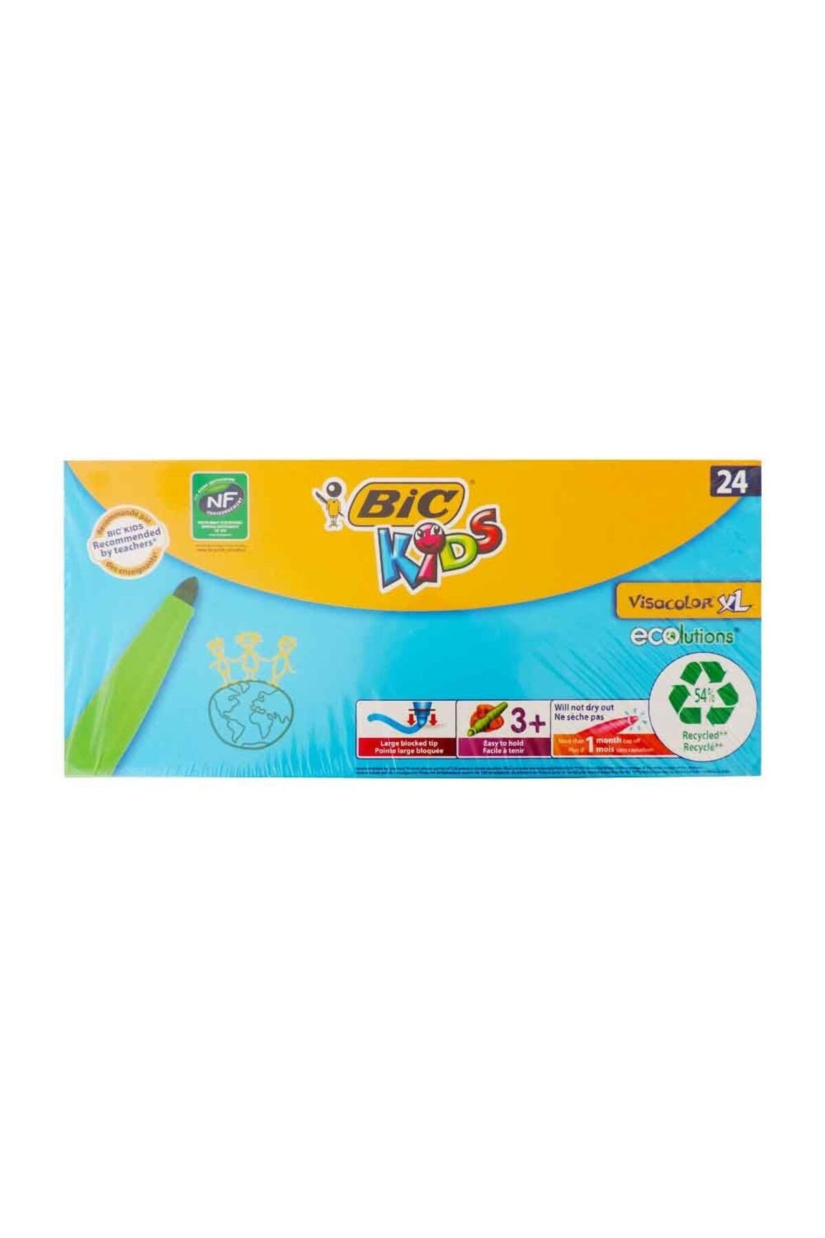 JUMBO KEÇELİ BOYA KALEMİ YIKANABİLİR 24 RENK