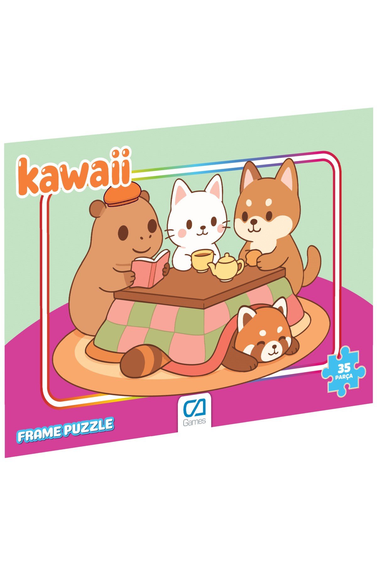 KAWAII PUZZLE FRAME 35 PARÇA (Karışık desen gönderilecektir.)