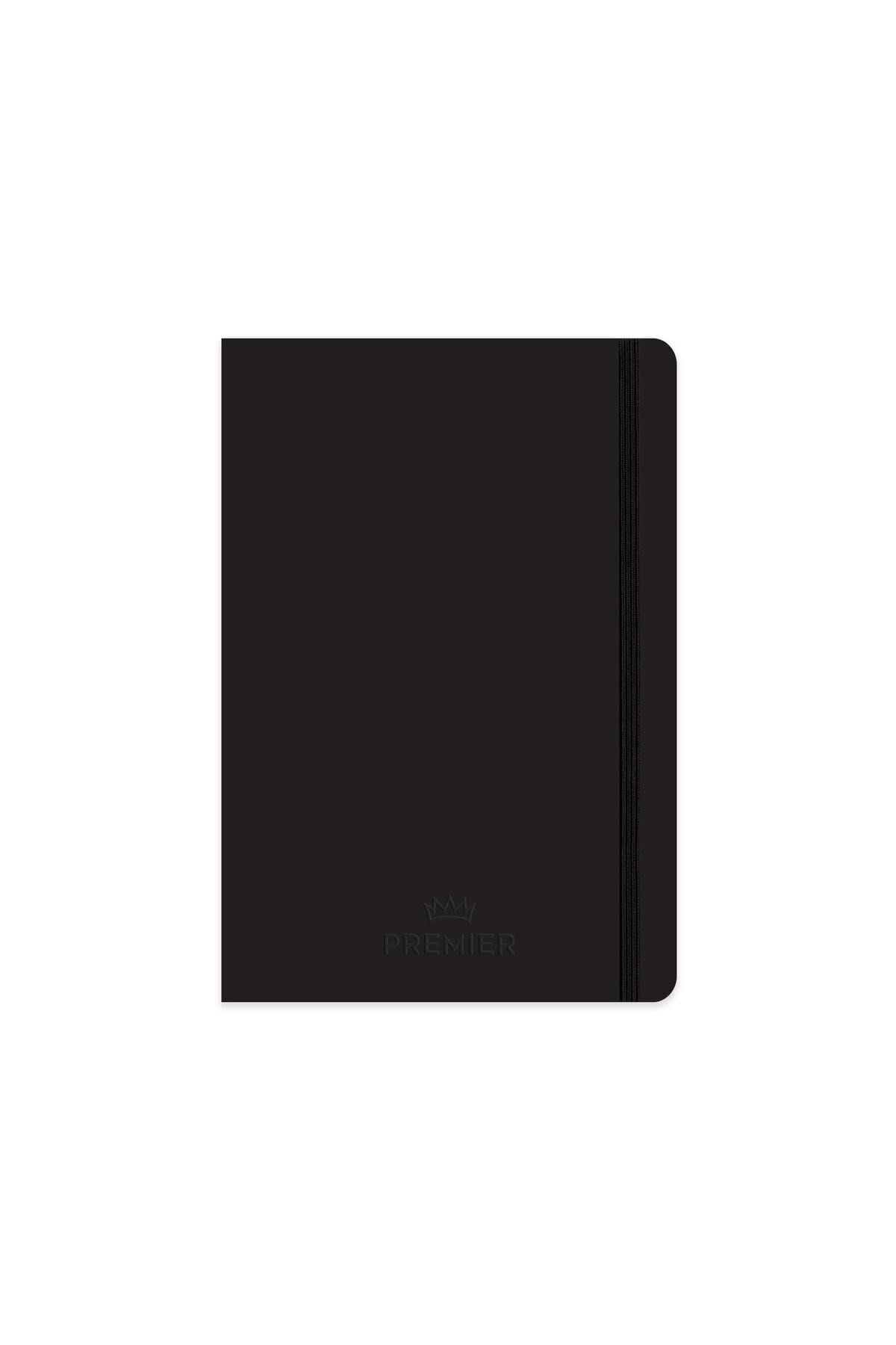 Keskin Color 17x24 Çizgili Ciltli Premier Defter - Siyah