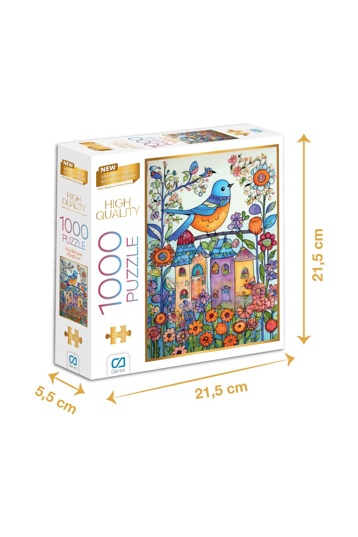 KUŞ BAHÇESİ PUZZLE 1000 PARÇA