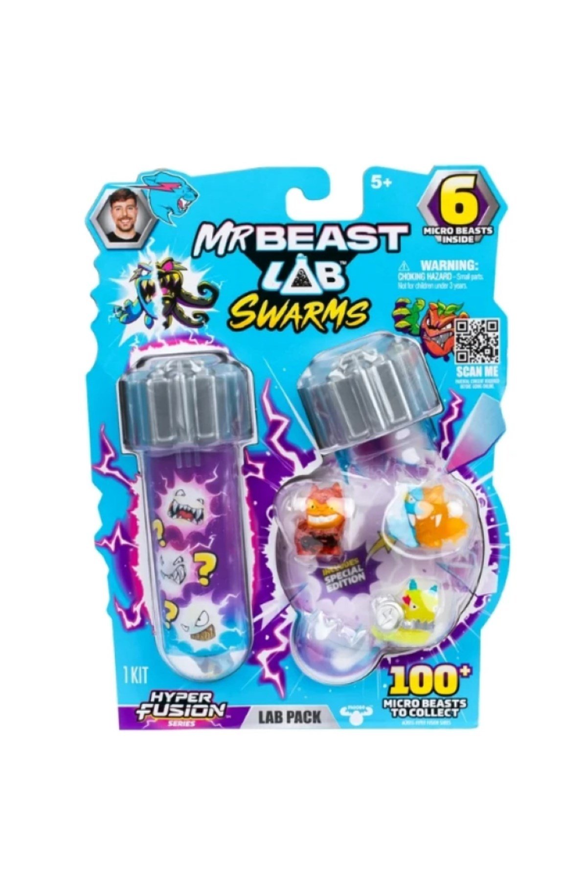 Mr Beast Lab Swarms 6 Mıcro Beasts Inside 5 Yaş Üstü Oyun Seti
