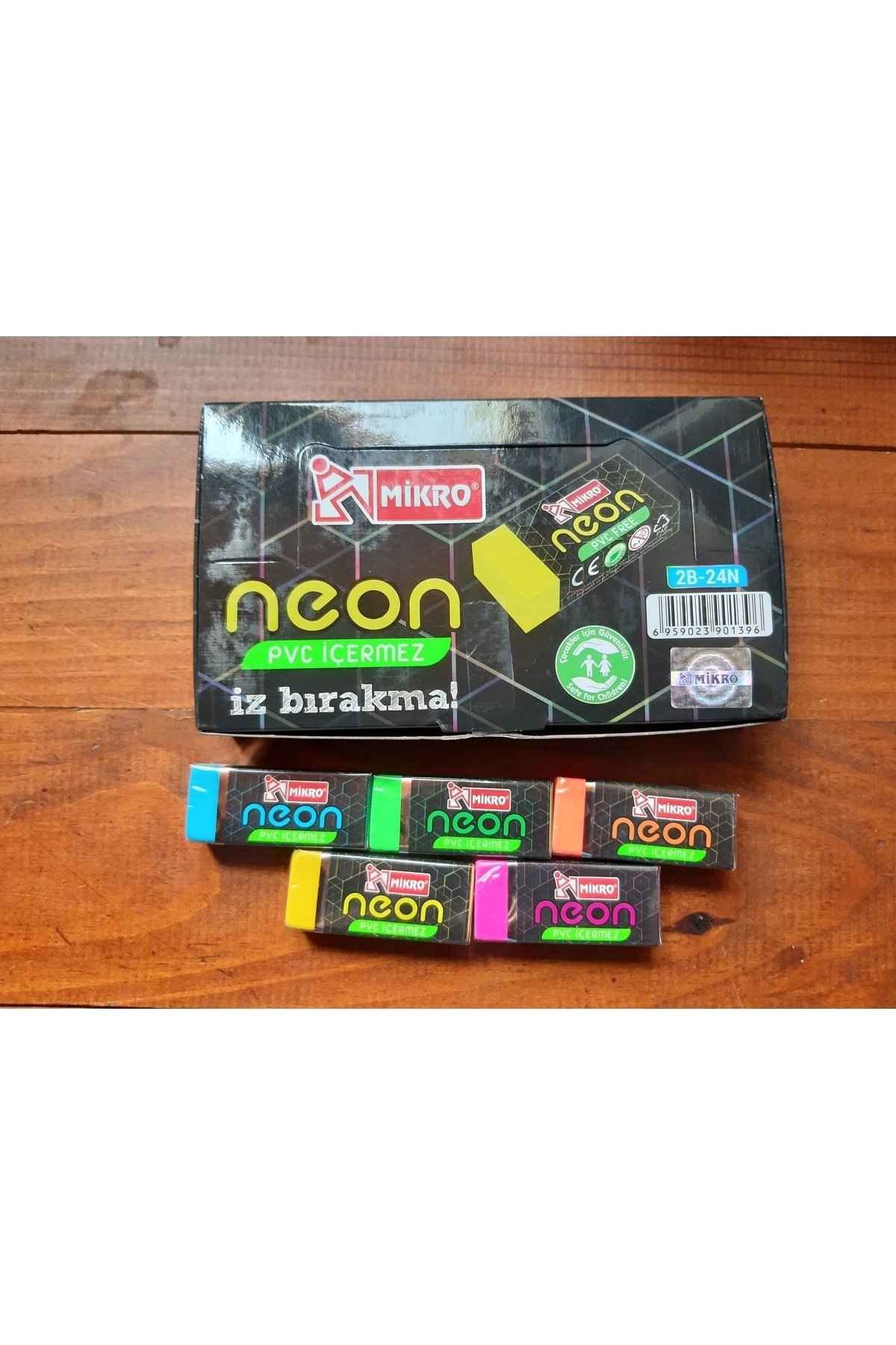 Neon Renkli Silgi 2b-24n (5 Adet)