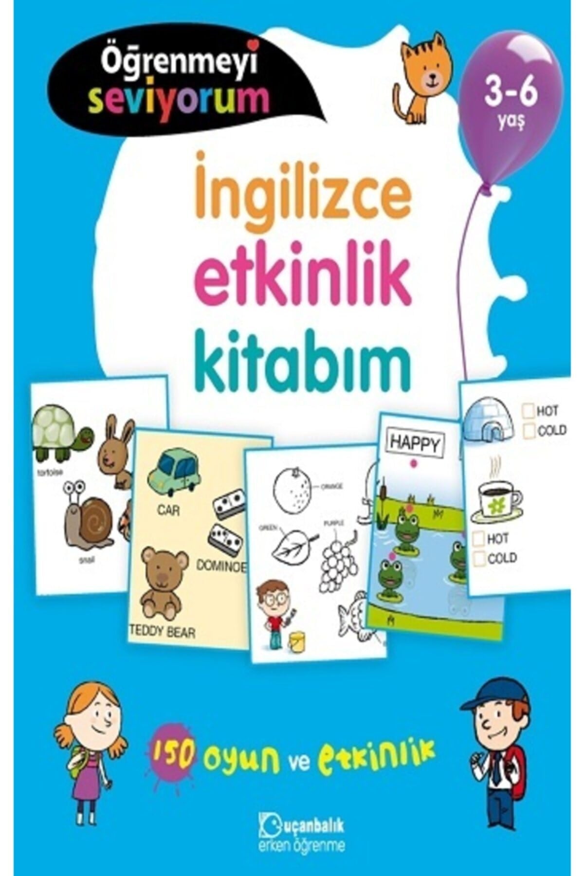 Öğrenmeyi Seviyorum - Ingilizce Etkinlik Kitabım 3-6 Yaş, Uçanbalık Kolektif, Uçanbalık Eğitim Yayın