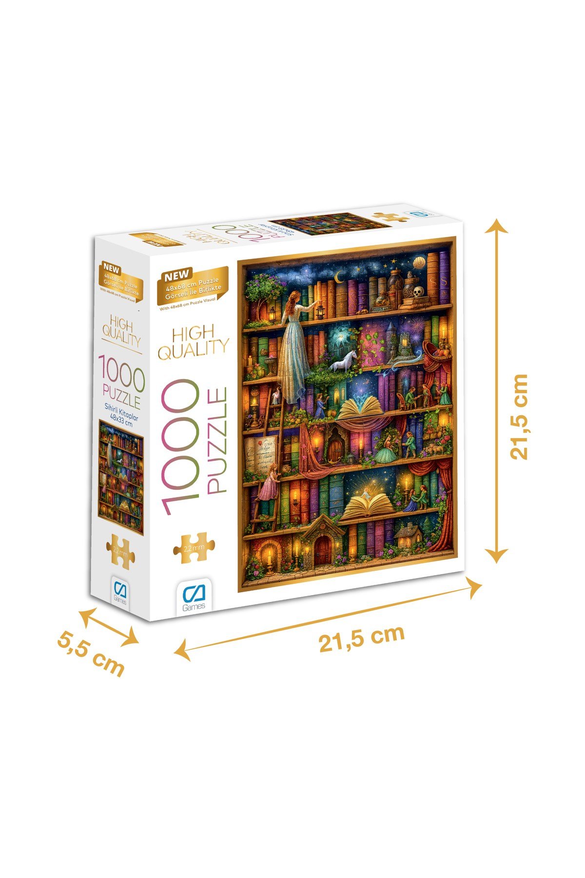 SİHİRLİ KİTAPLAR PUZZLE 1000 PARÇA