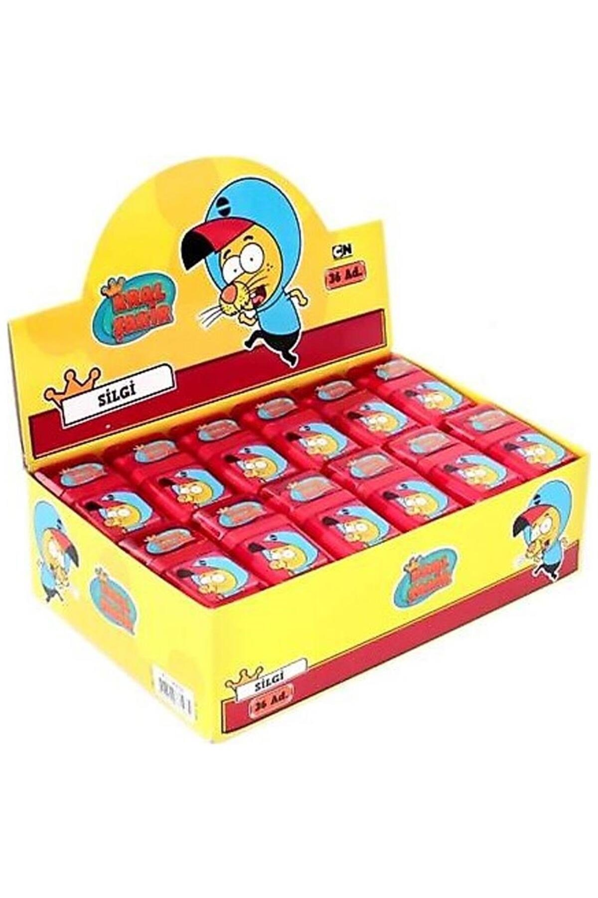 Silgi Kral Şakir Öğrenci Silgisi (36 LI PAKET)