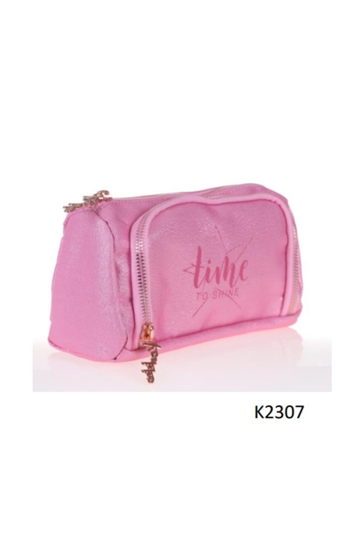 Sparkle Plump Kalem Çantası Pembe K2307