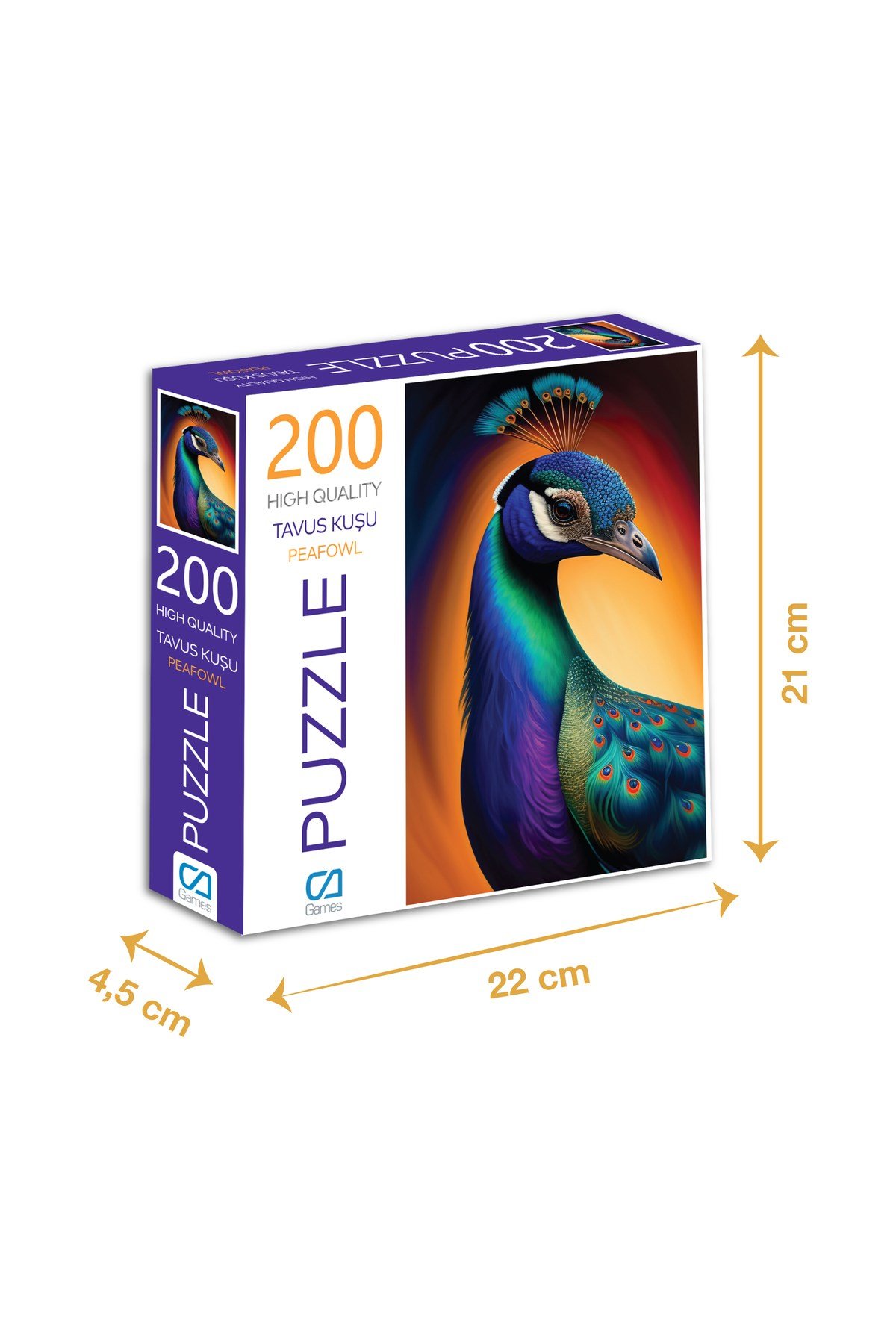 TAVUS KUŞU PUZZLE 200 PARÇA