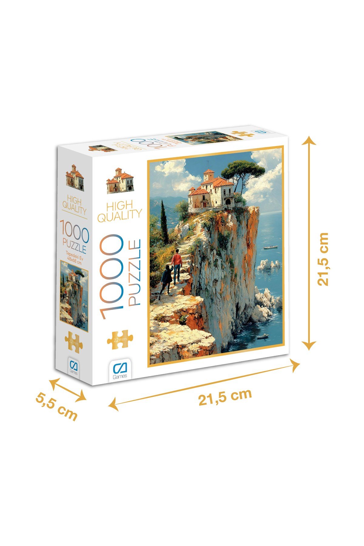 TEPEDEKİ EV PUZZLE 1000 PARÇA
