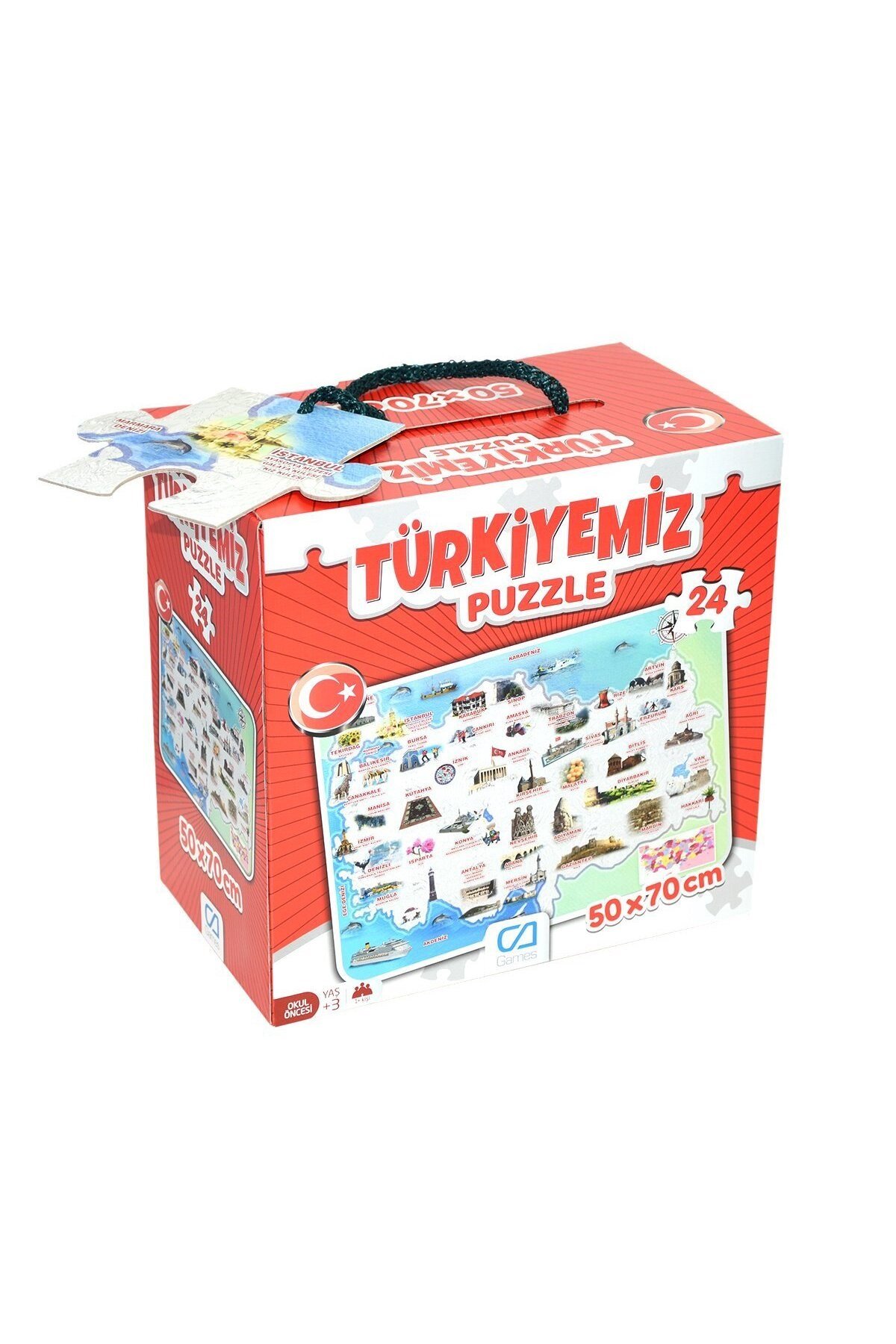 Türkiyemiz Yer Puzzle 24 PRÇ